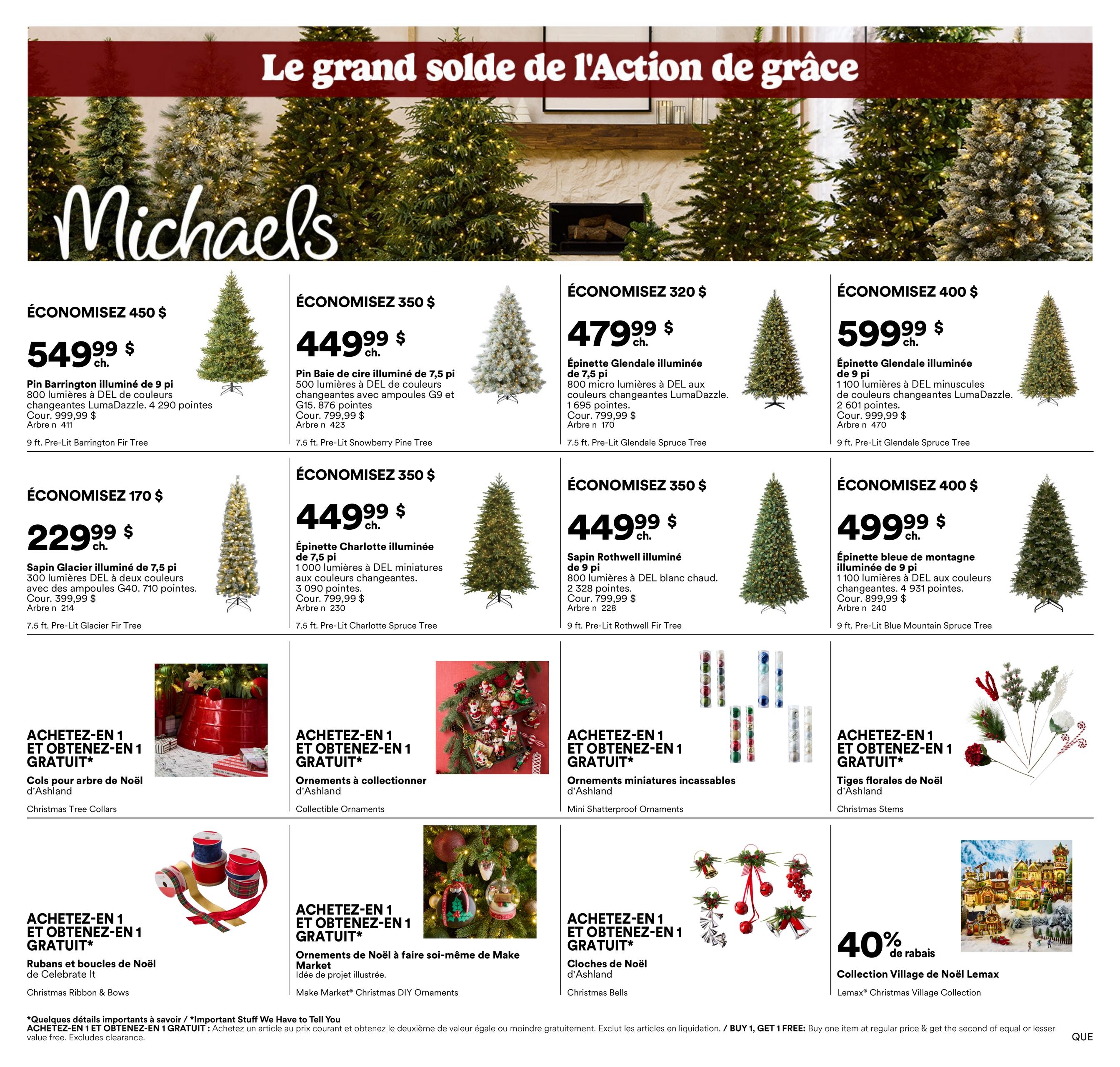 Circulaire Michaels — page 3, du 9 au 15 octobre 2026