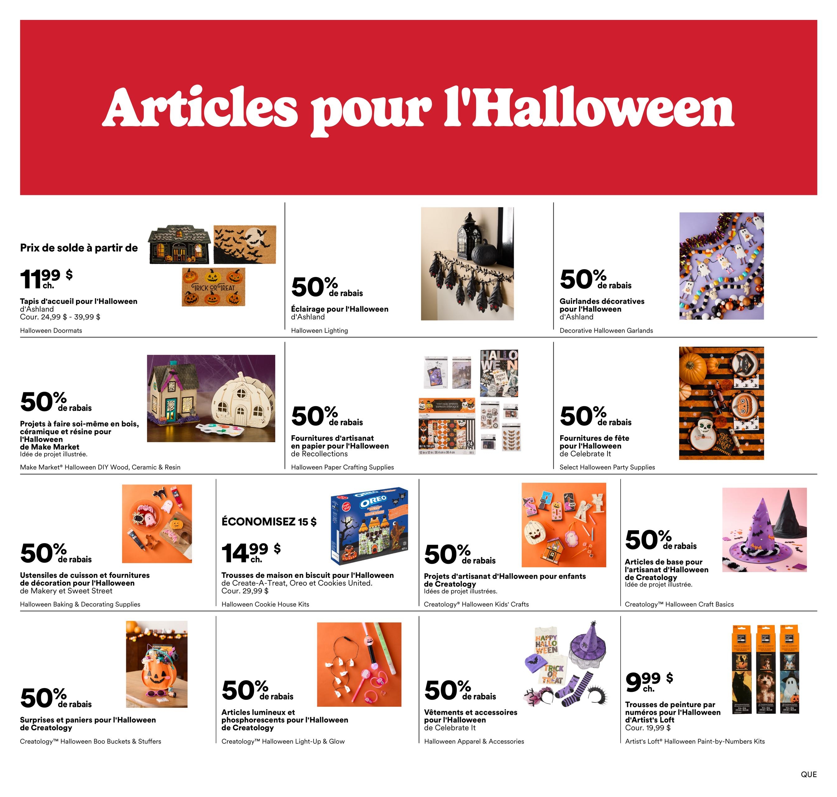 Circulaire Michaels — page 5, du 9 au 15 octobre 2026