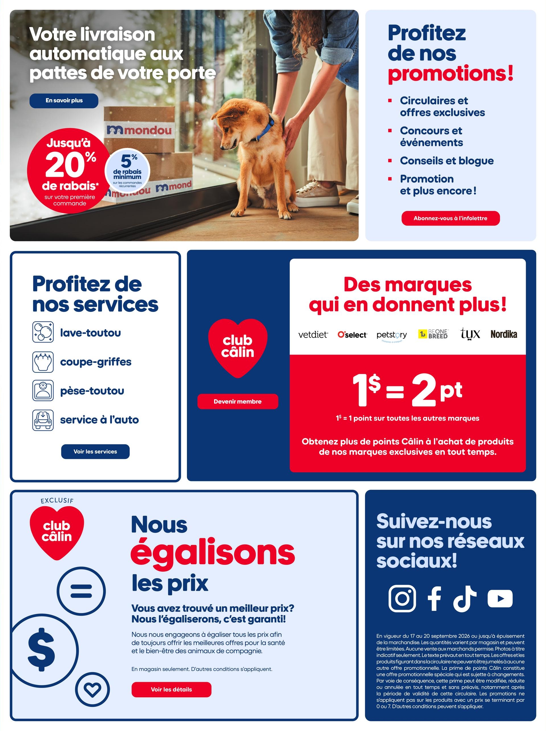 Circulaire Mondou — page 10, du 17 au 20 septembre 2026