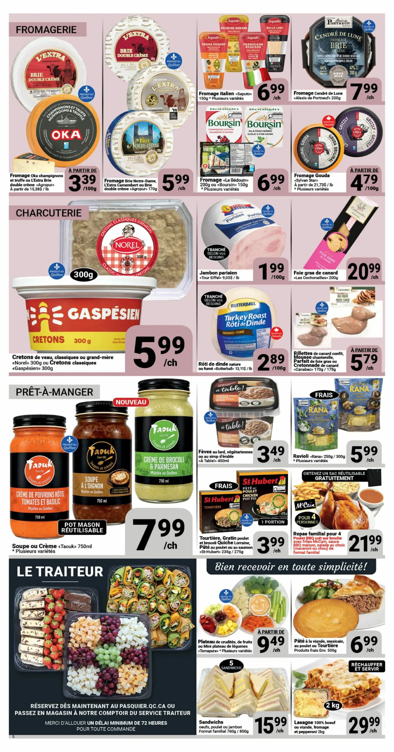 Circulaire Pasquier — page 5, du 8 au 14 octobre 2026