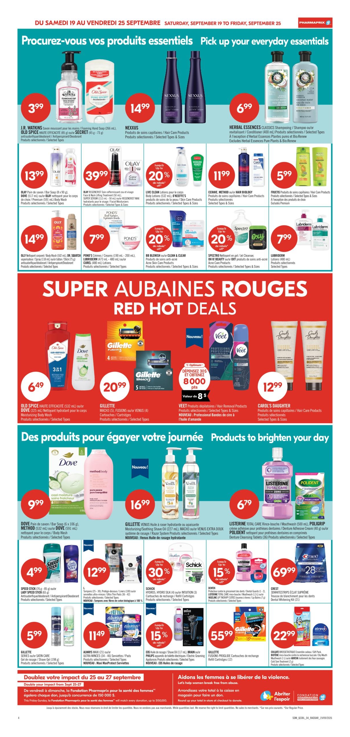 Circulaire Pharmaprix — page 9, du 19 au 24 septembre 2026