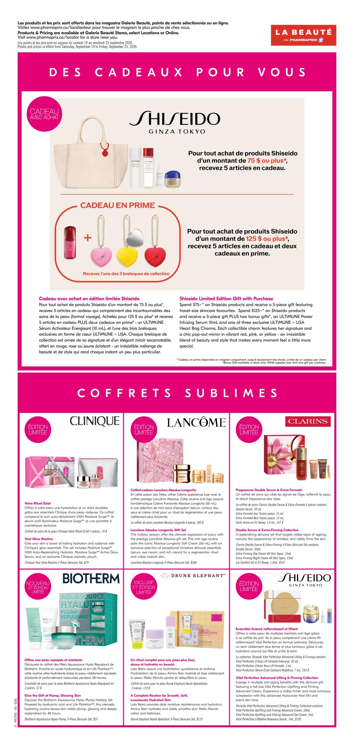 Circulaire Pharmaprix — page 11, du 19 au 24 septembre 2026