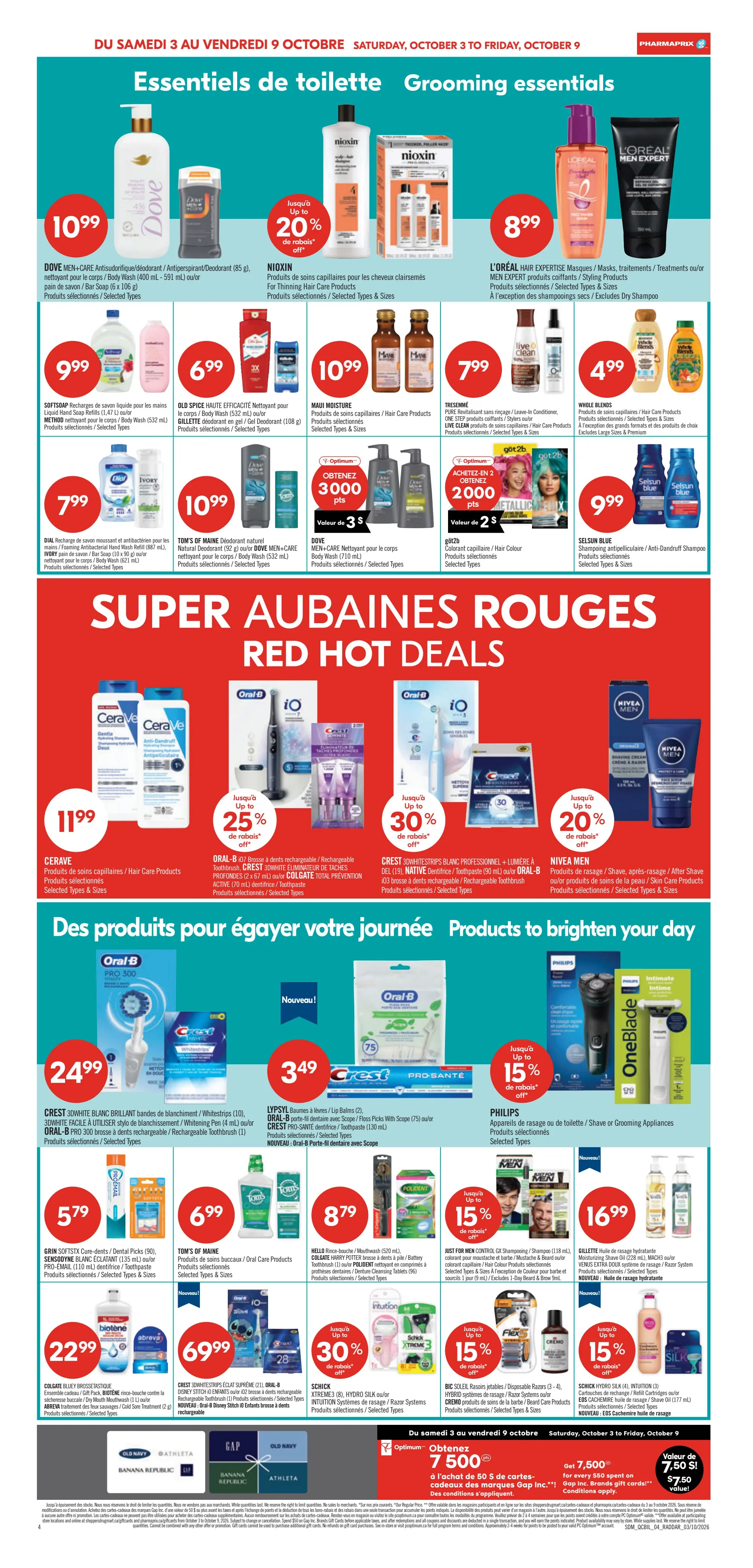 Circulaire Pharmaprix — page 14, du 3 au 9 octobre 2026