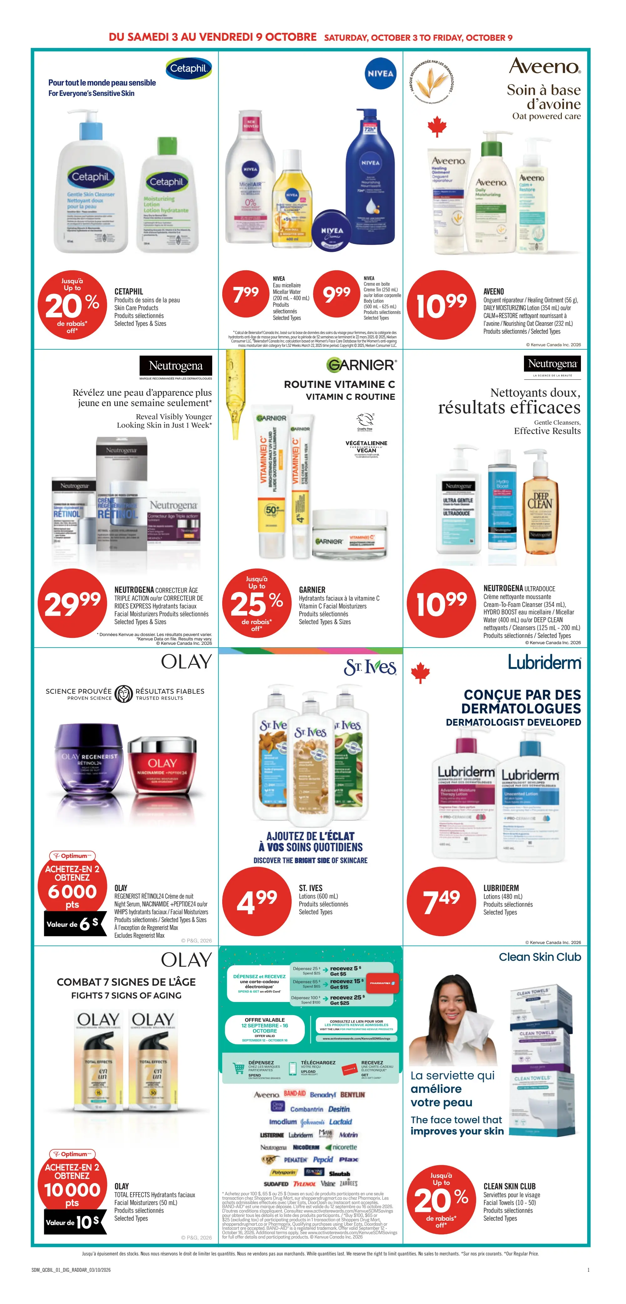 Circulaire Pharmaprix — page 19, du 3 au 9 octobre 2026