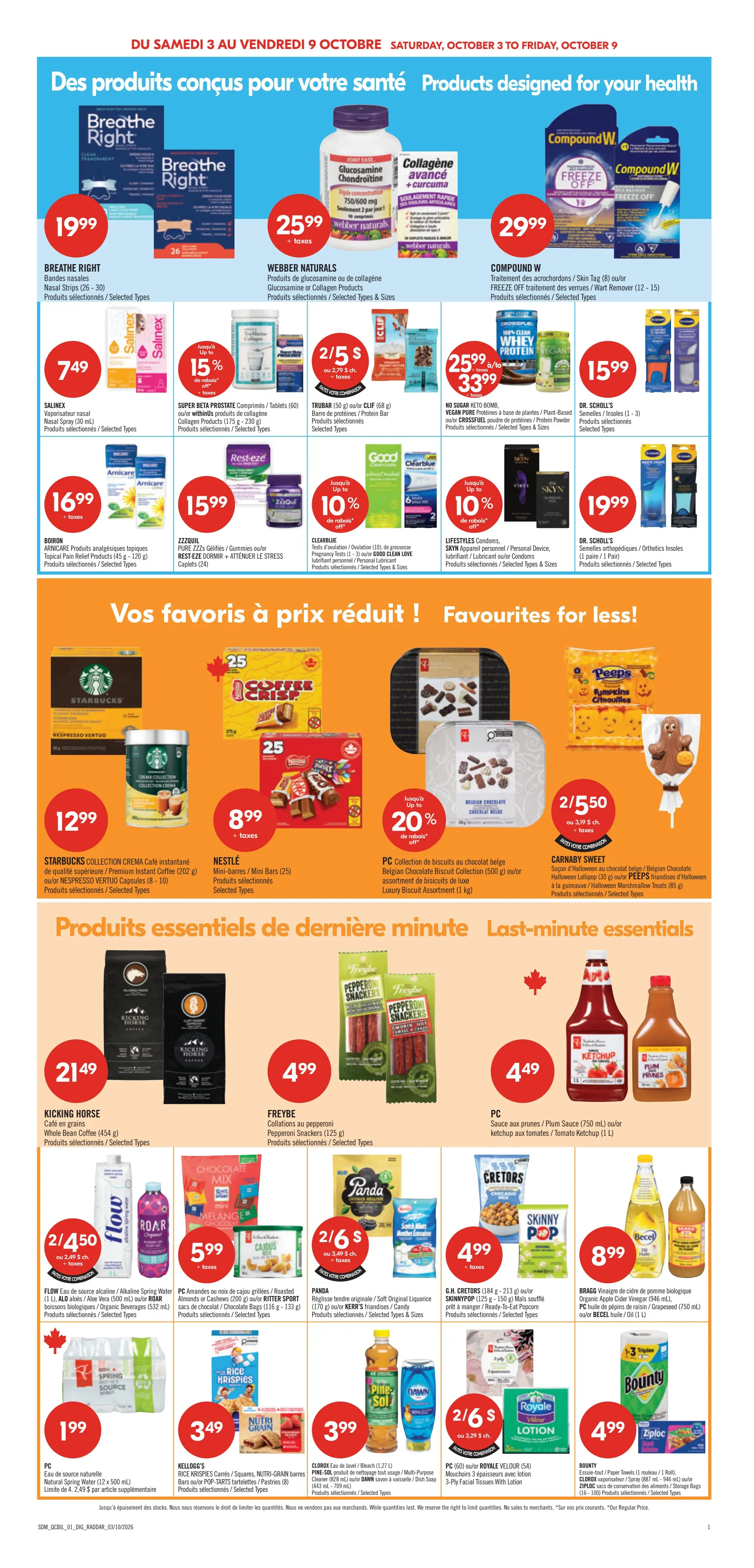 Circulaire Pharmaprix — page 21, du 3 au 9 octobre 2026