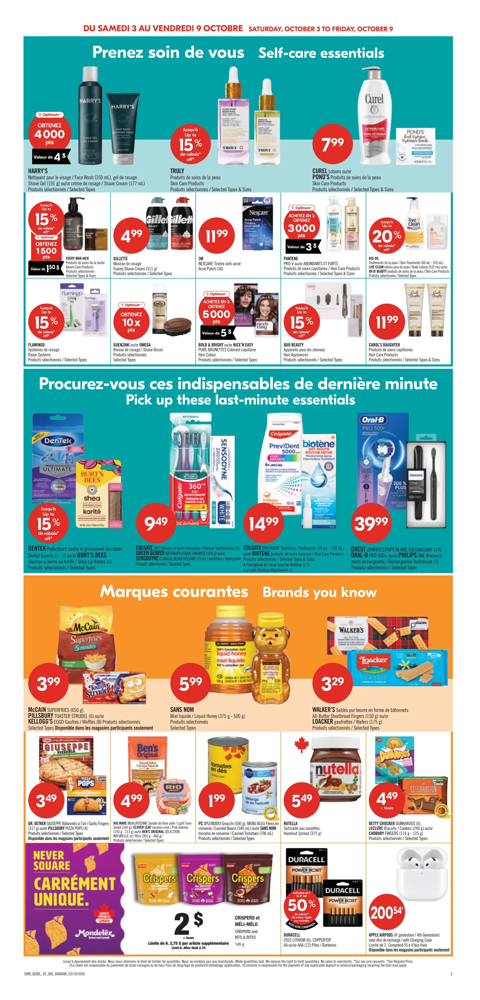 Circulaire Pharmaprix — page 23, du 3 au 9 octobre 2026