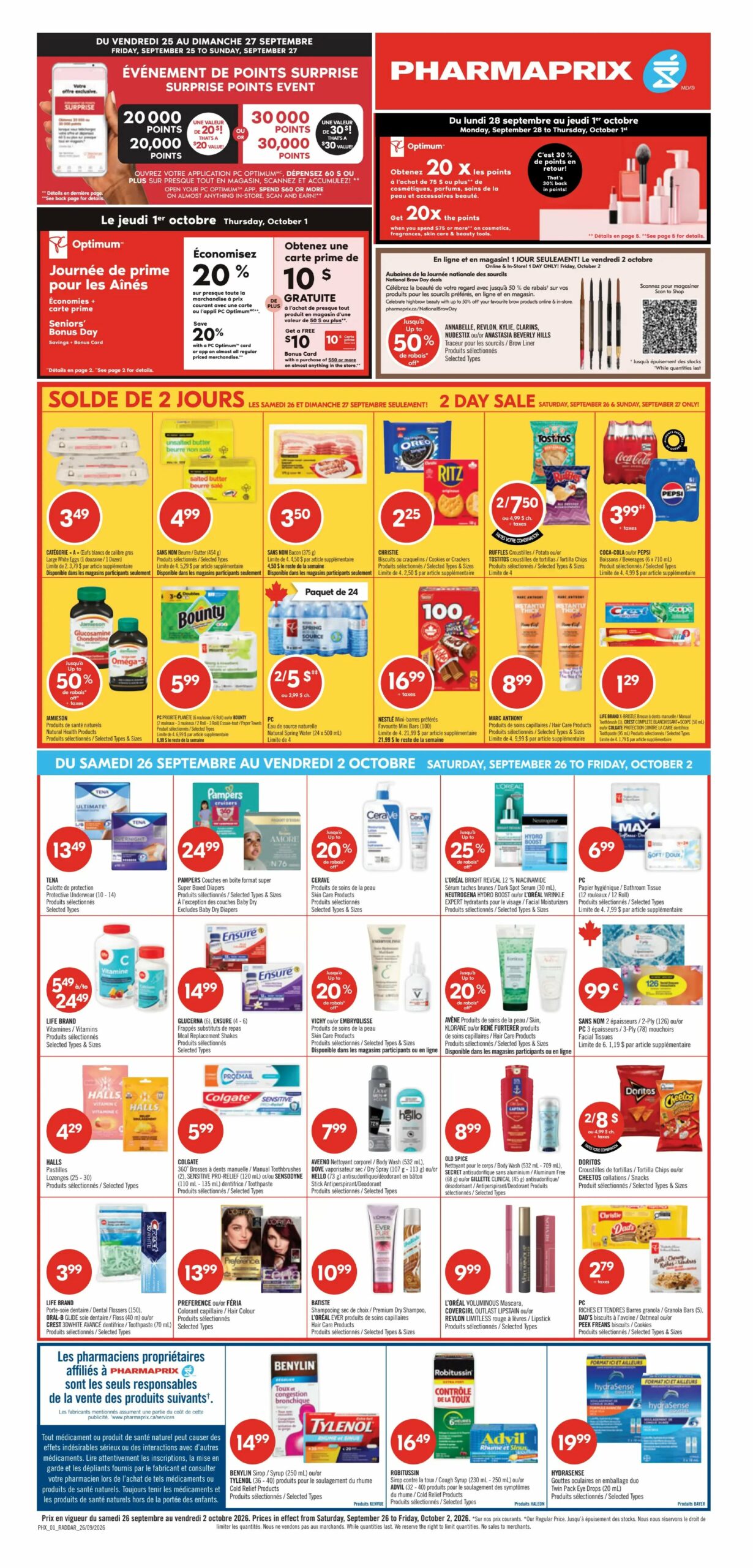 Circulaire Pharmaprix — page 3, du 4 au 9 octobre 2026