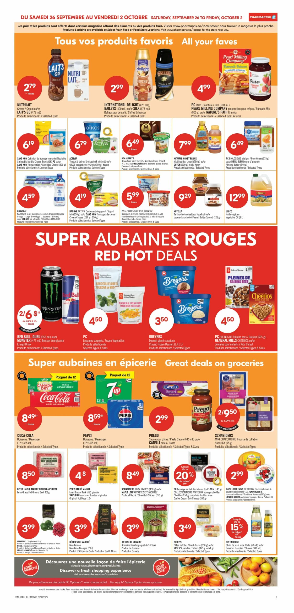 Circulaire Pharmaprix — page 9, du 4 au 9 octobre 2026