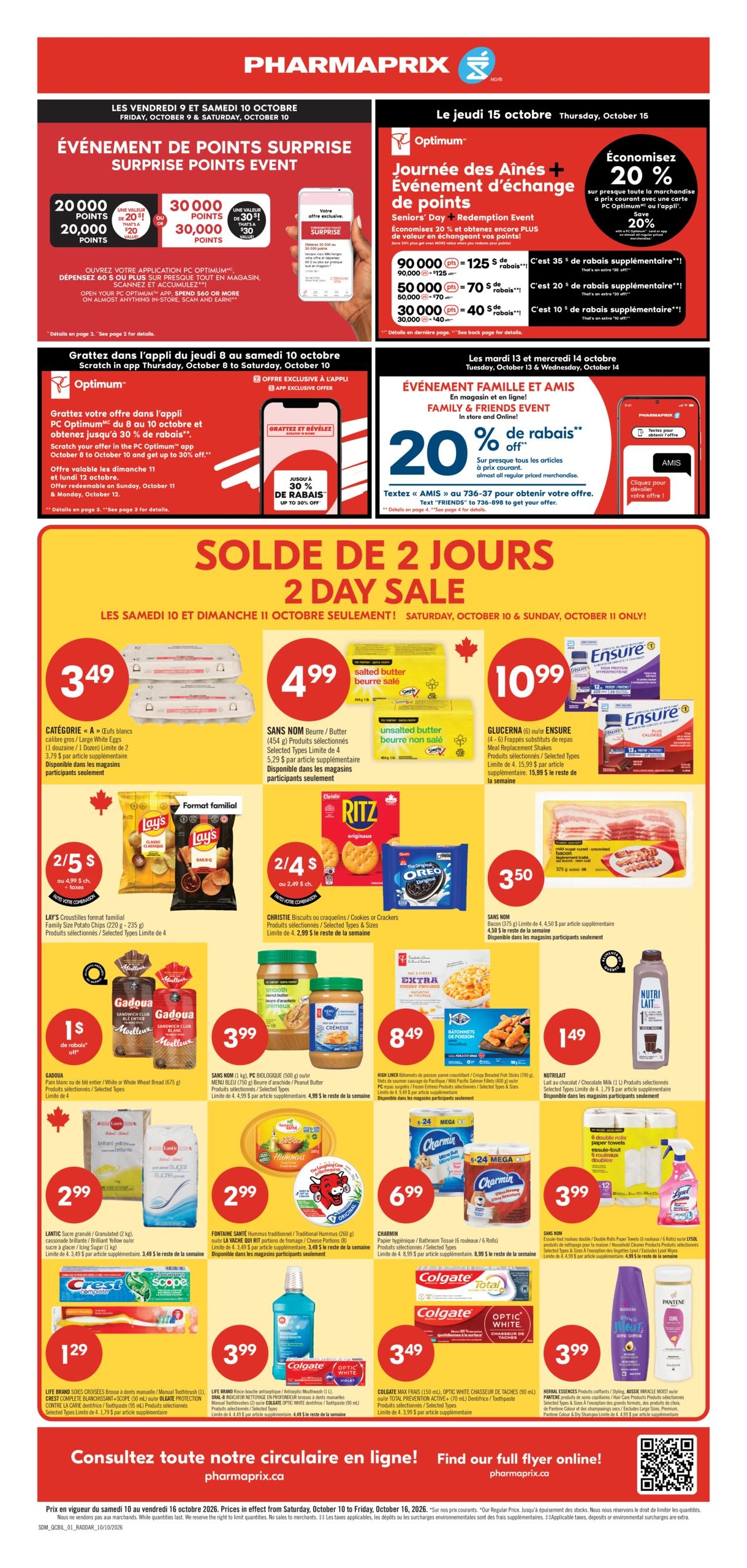 Circulaire Pharmaprix — page 2, du 10 au 16 octobre 2026