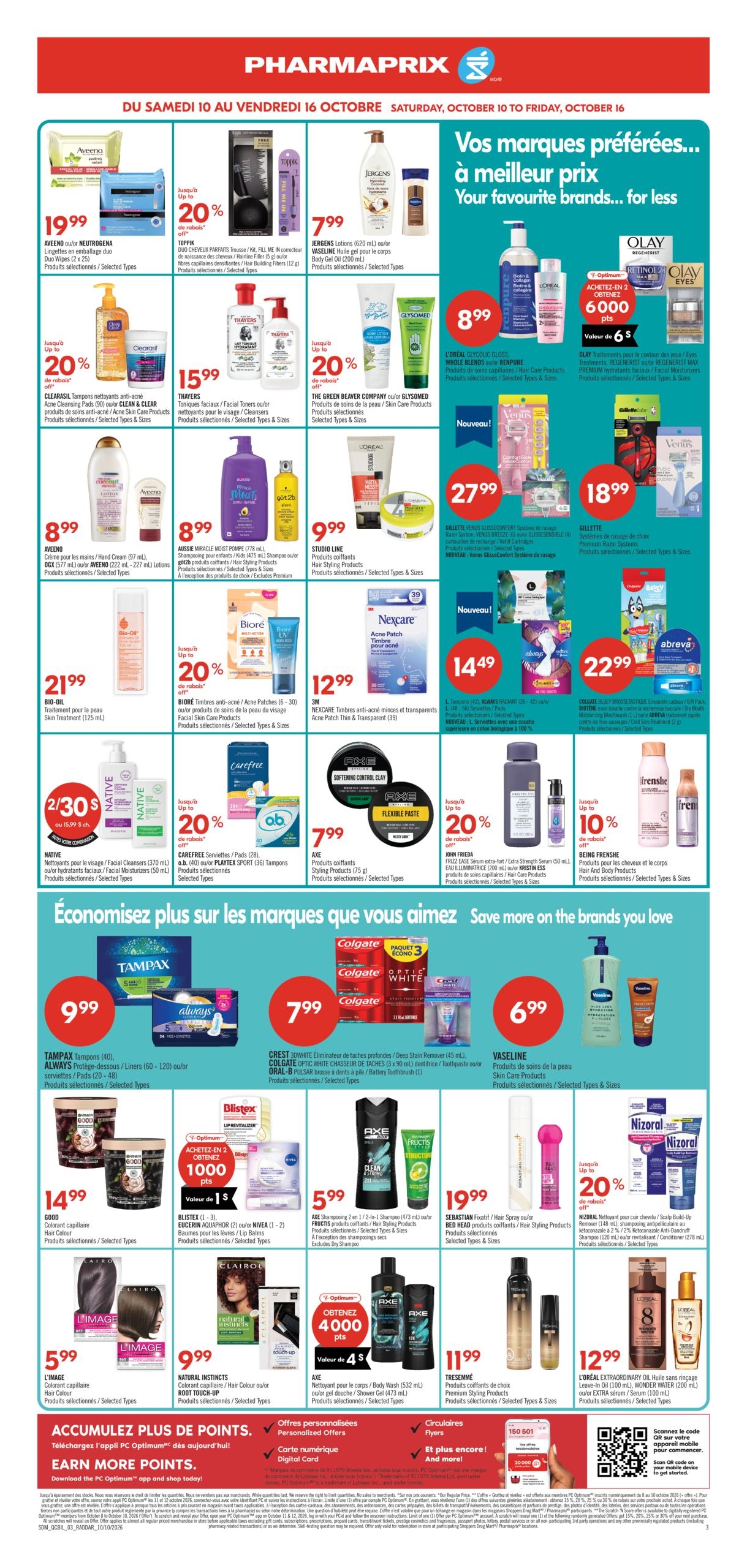 Circulaire Pharmaprix — page 11, du 10 au 16 octobre 2026