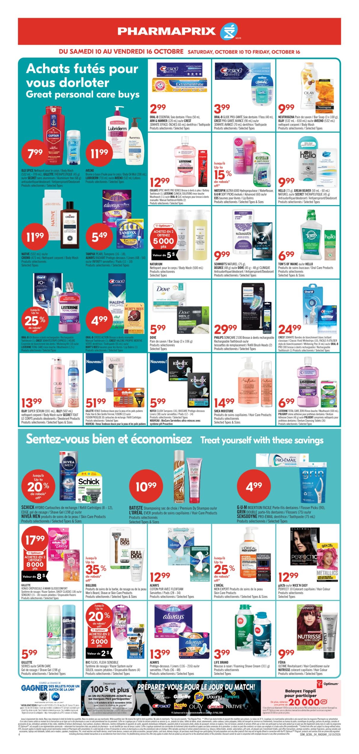 Circulaire Pharmaprix — page 12, du 10 au 16 octobre 2026