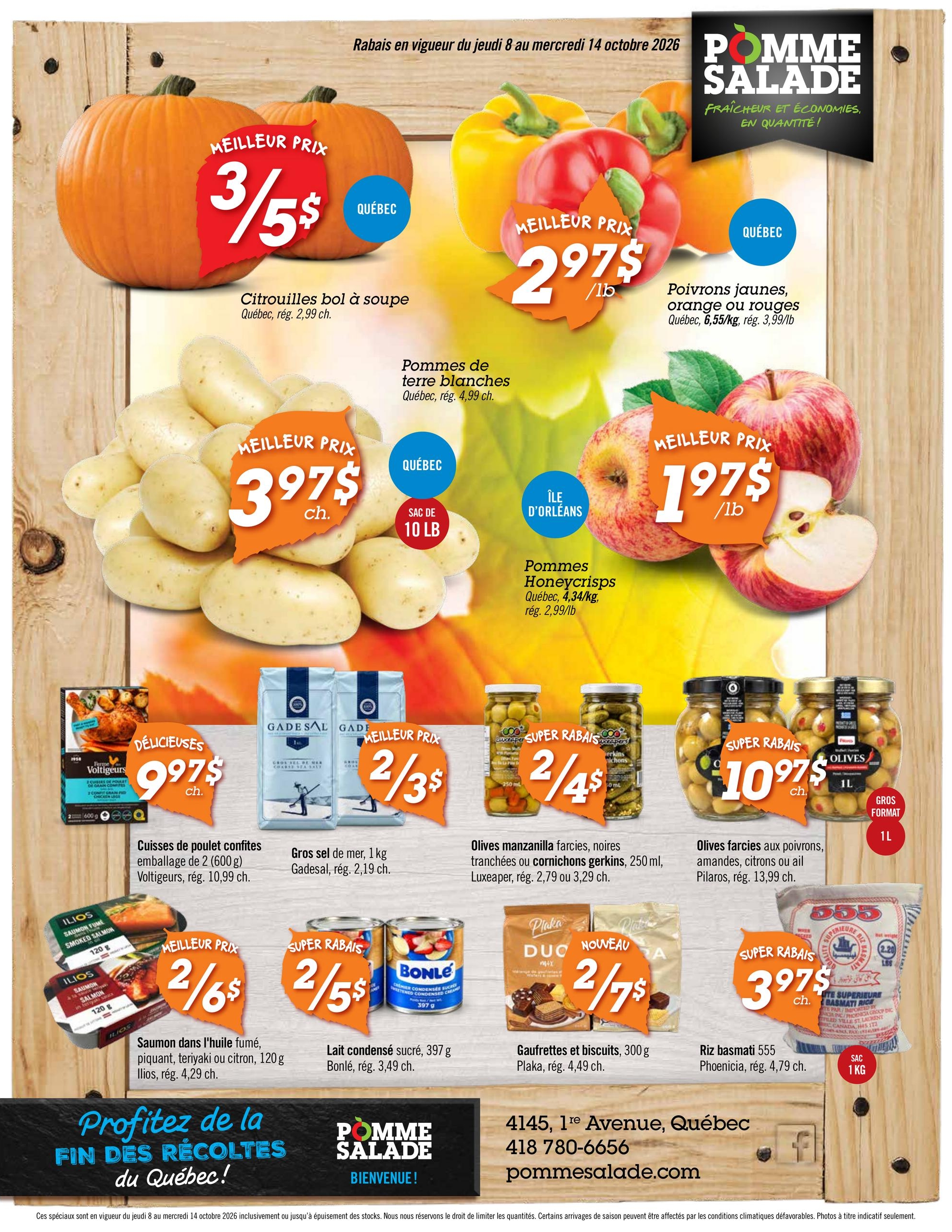 Circulaire Pomme Salade — page 2, du 8 au 14 octobre 2026