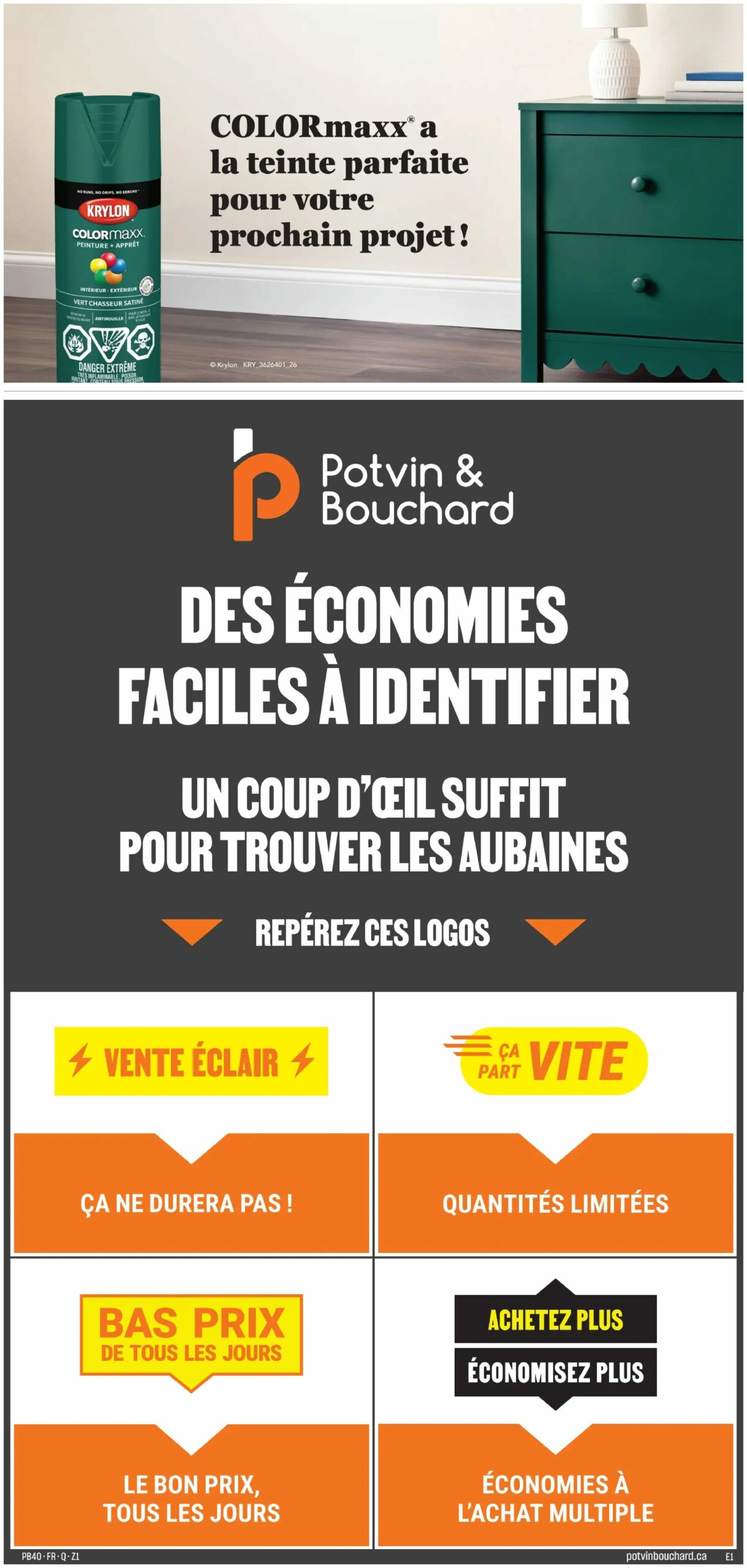 Circulaire Potvin & Bouchard — page 9, du 1 au 7 octobre 2026