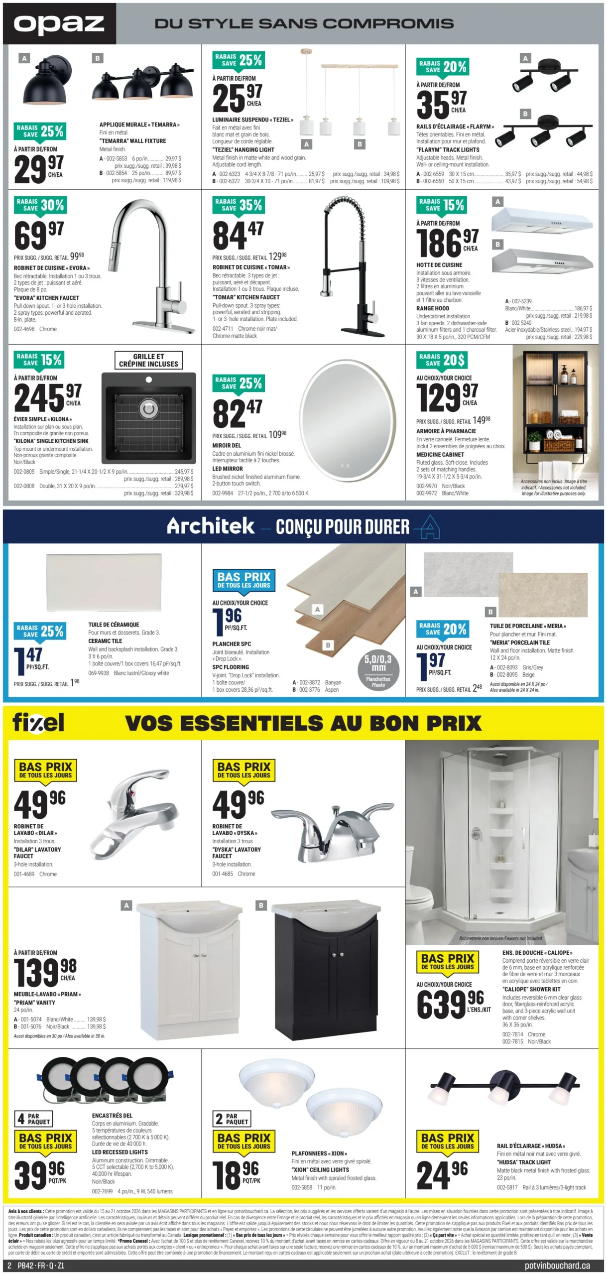 Circulaire Potvin & Bouchard — page 3, du 15 au 21 octobre 2026