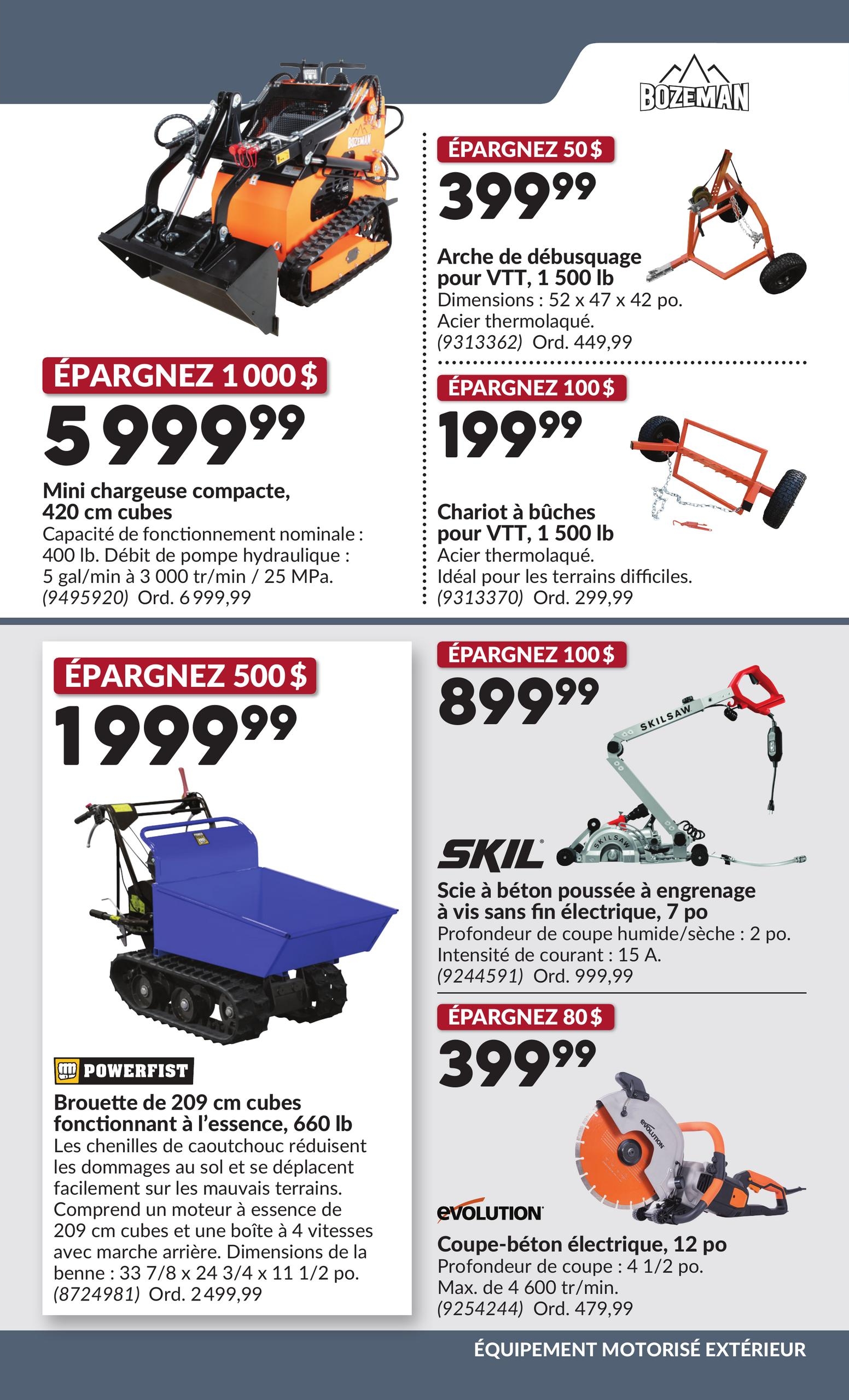 Circulaire Princess Auto — page 9, du 22 septembre au 4 octobre 2026