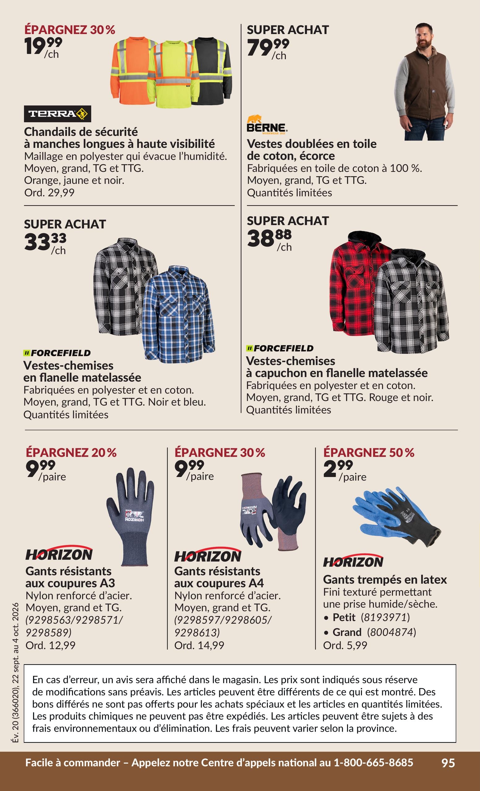 Circulaire Princess Auto — page 100, du 22 septembre au 4 octobre 2026
