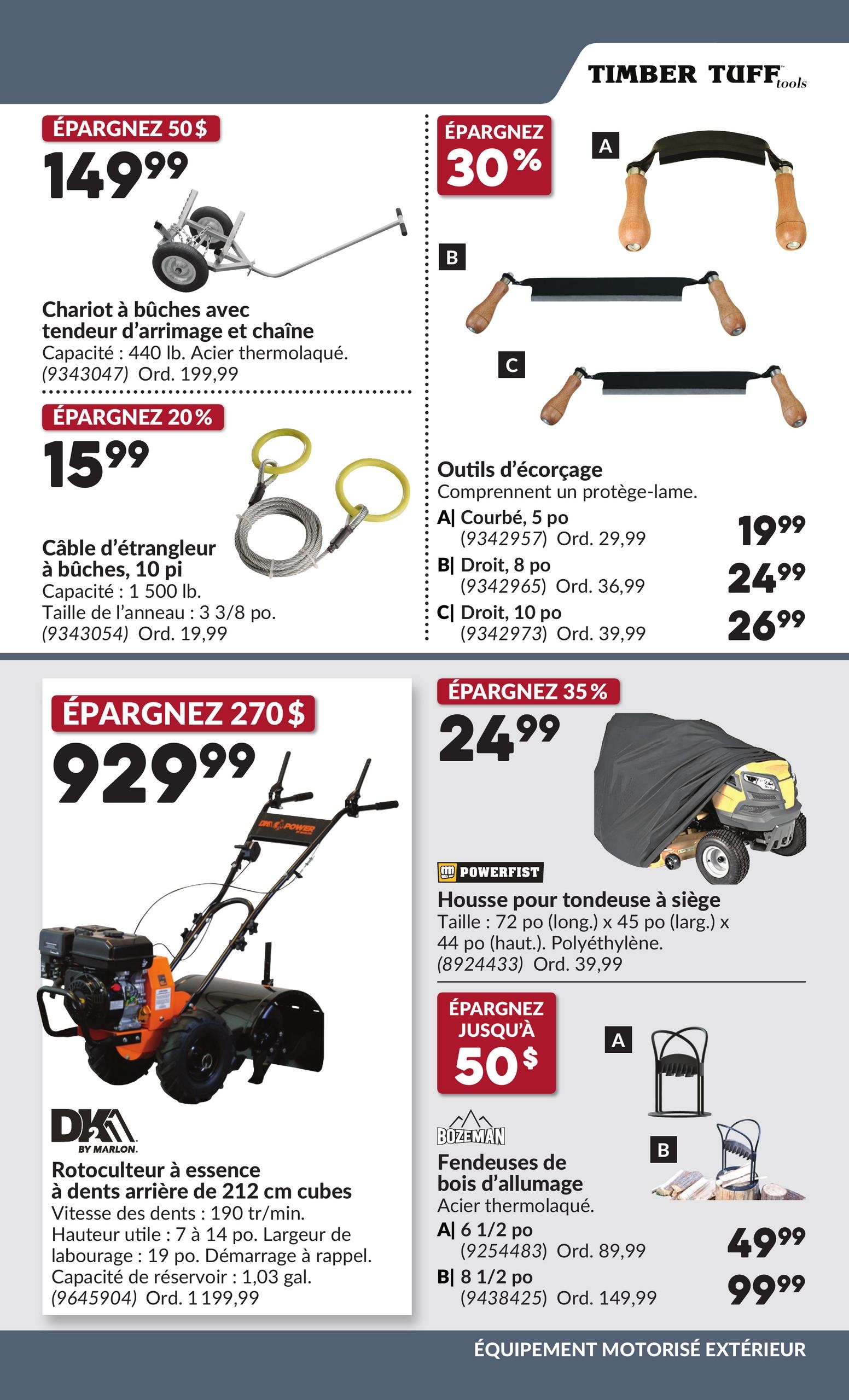 Circulaire Princess Auto — page 11, du 22 septembre au 4 octobre 2026
