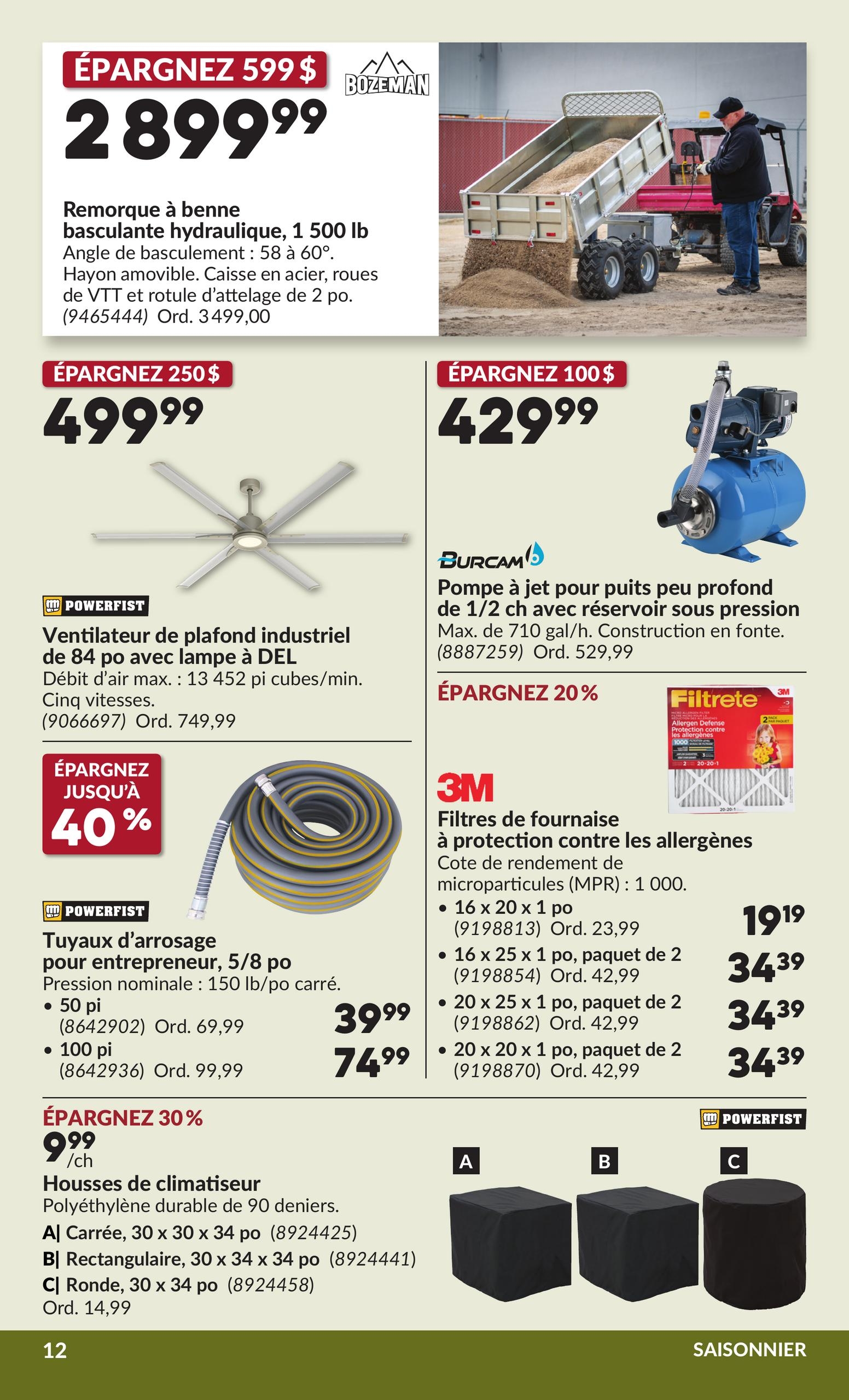 Circulaire Princess Auto — page 17, du 22 septembre au 4 octobre 2026