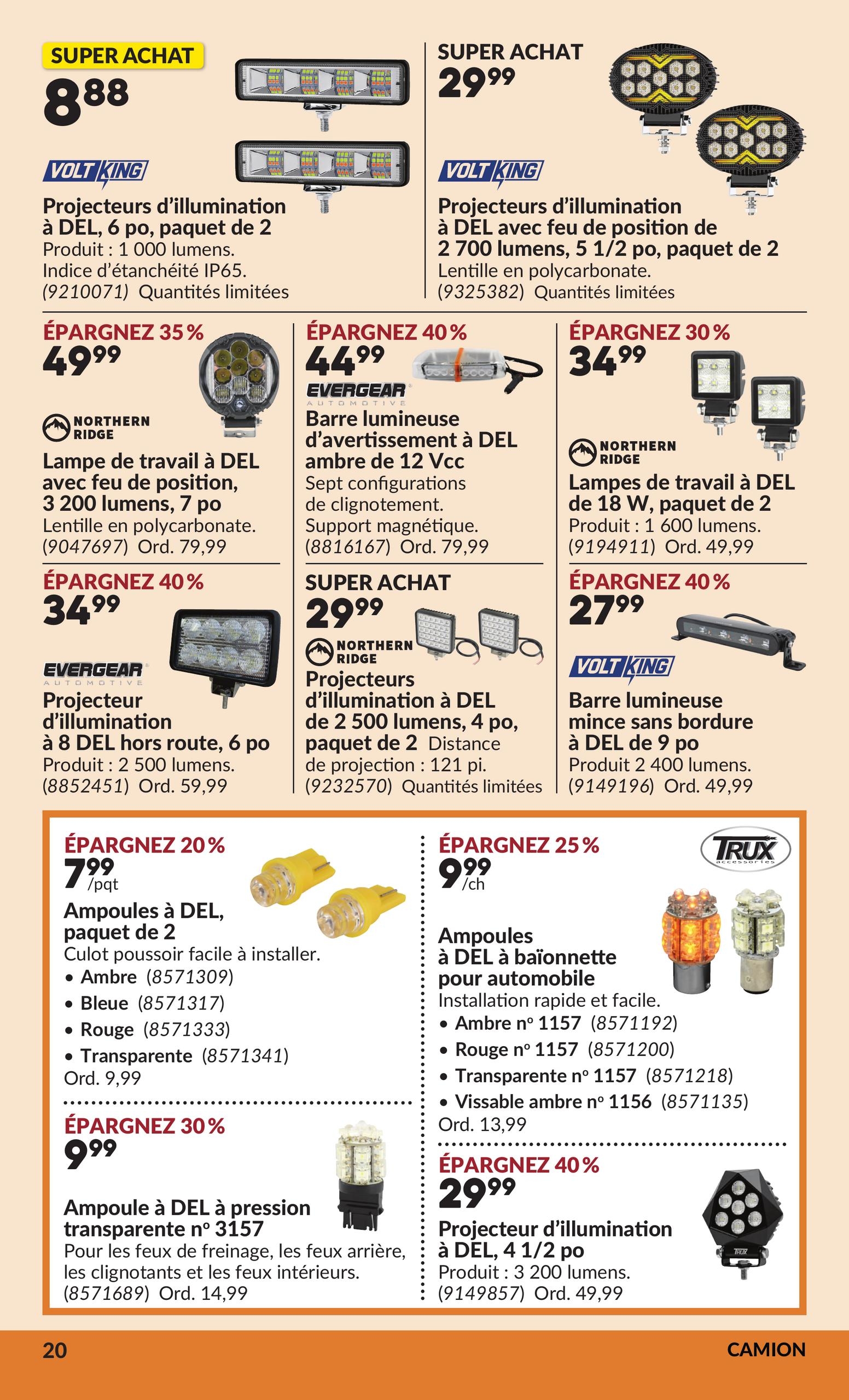 Circulaire Princess Auto — page 25, du 22 septembre au 4 octobre 2026