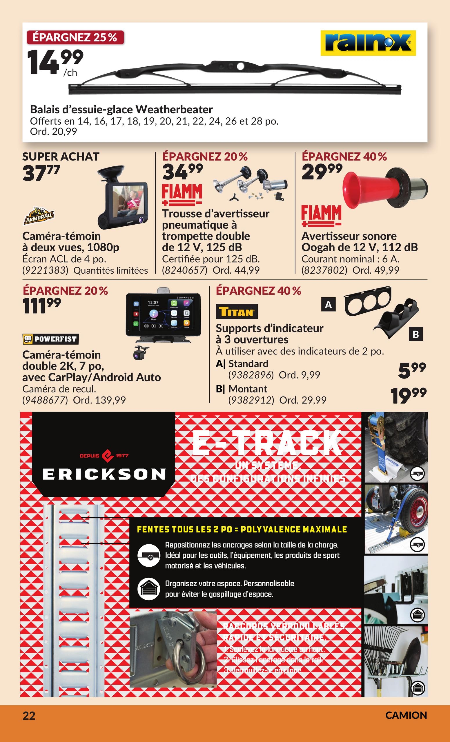 Circulaire Princess Auto — page 27, du 22 septembre au 4 octobre 2026