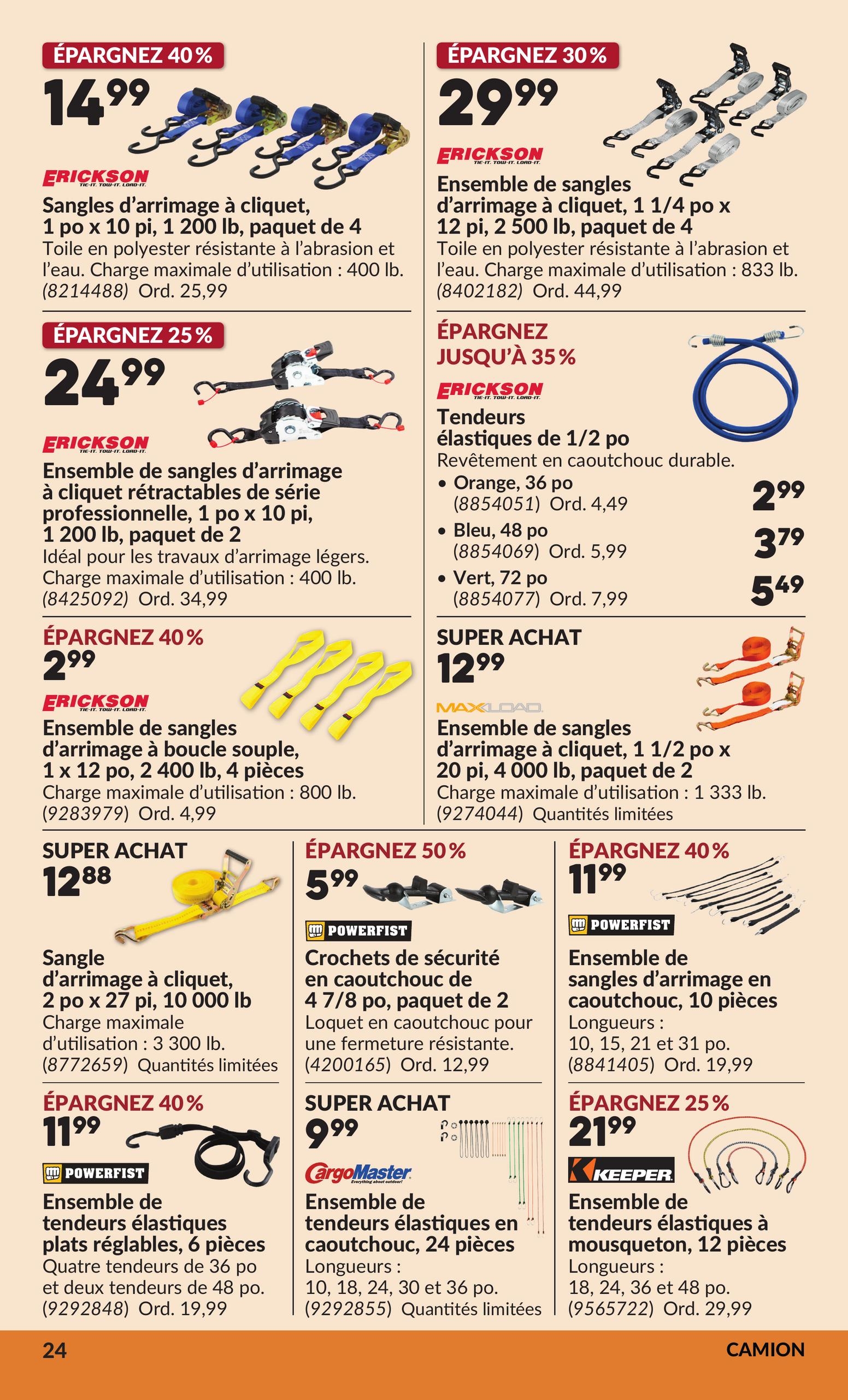 Circulaire Princess Auto — page 29, du 22 septembre au 4 octobre 2026