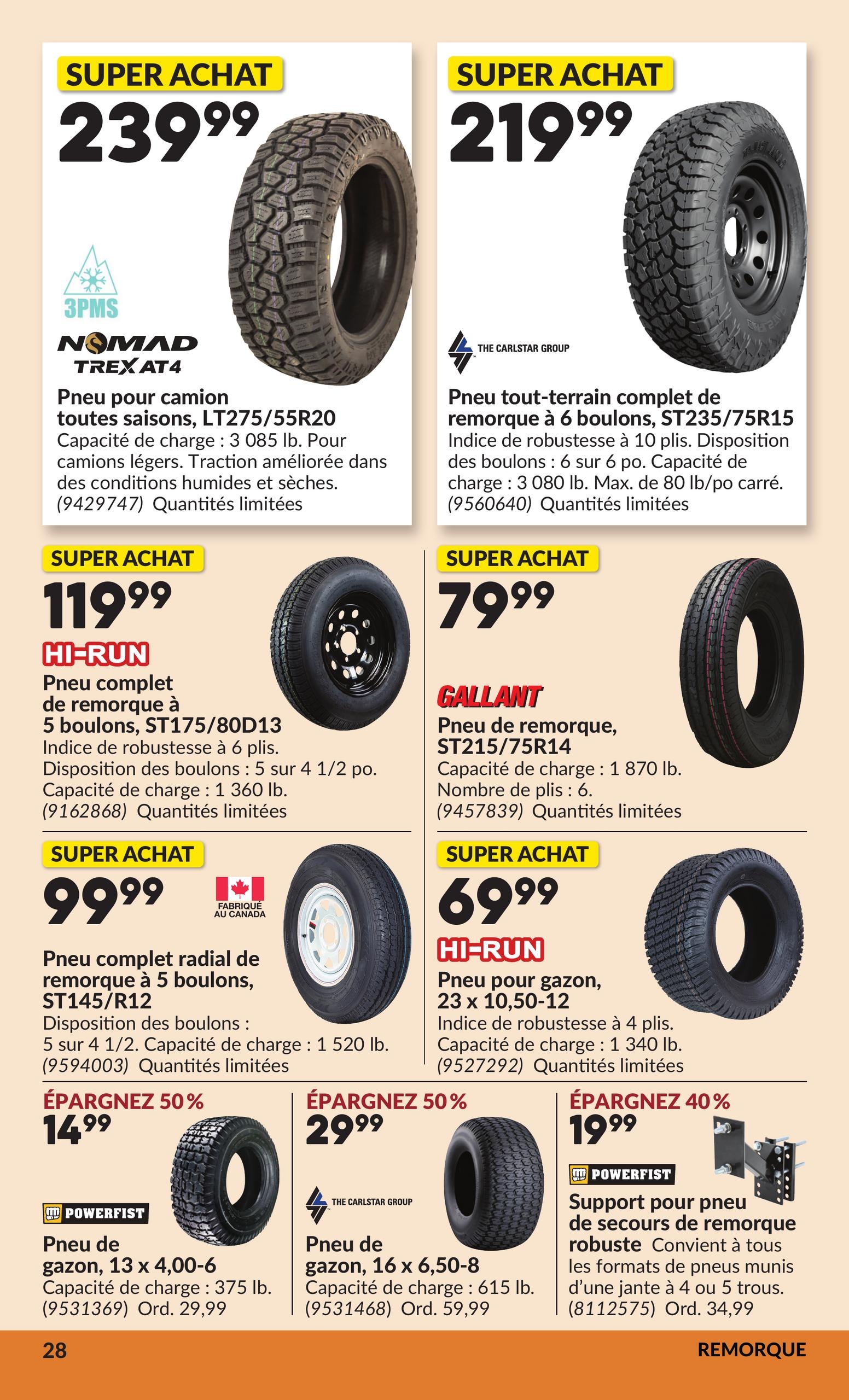 Circulaire Princess Auto — page 33, du 22 septembre au 4 octobre 2026