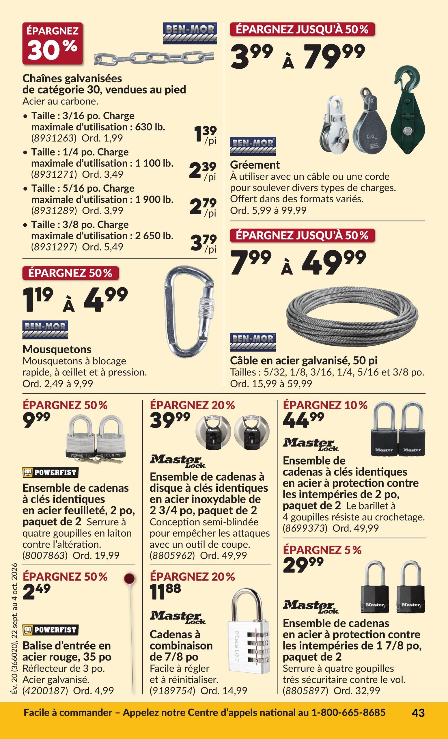 Circulaire Princess Auto — page 48, du 22 septembre au 4 octobre 2026