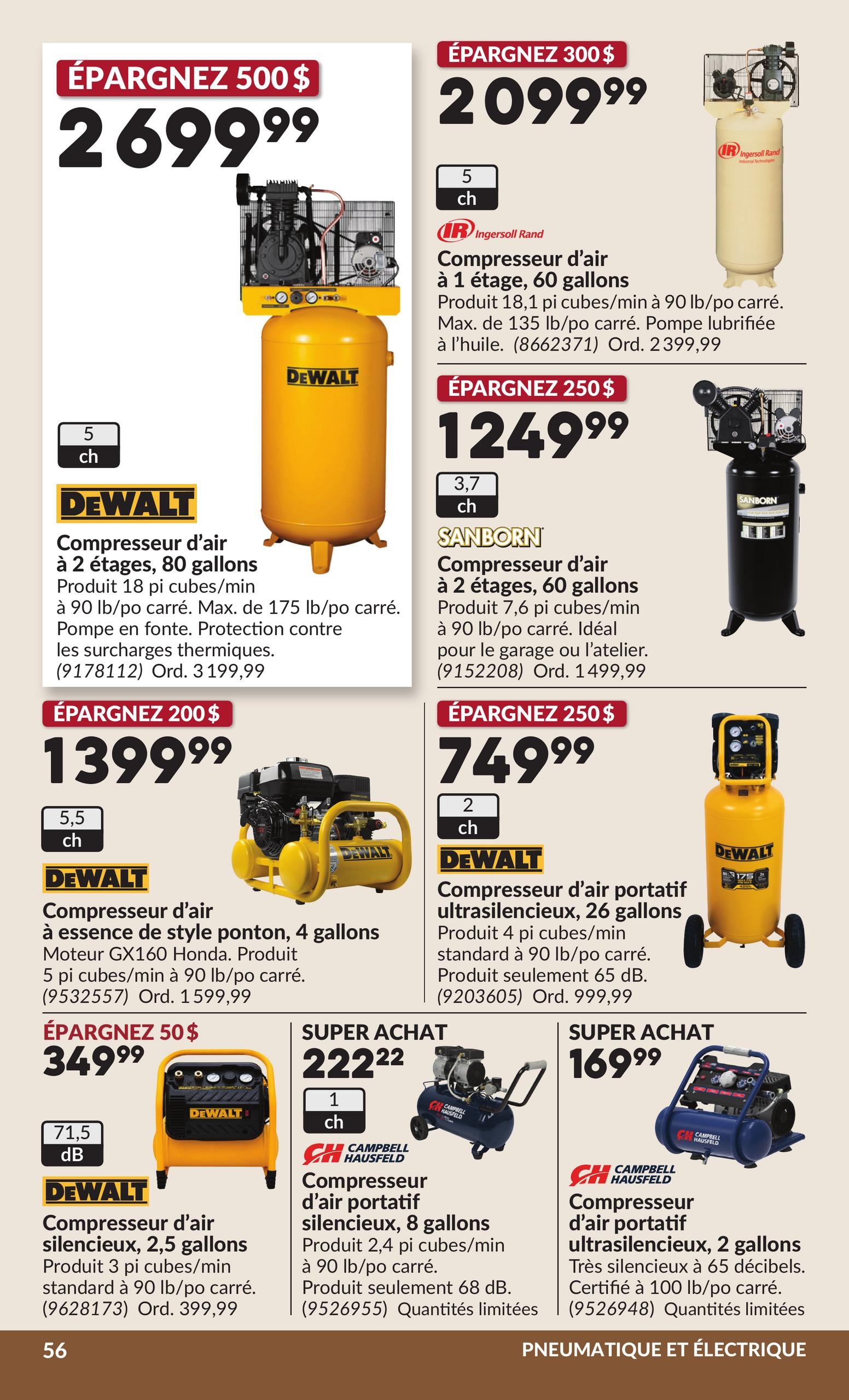 Circulaire Princess Auto — page 61, du 22 septembre au 4 octobre 2026
