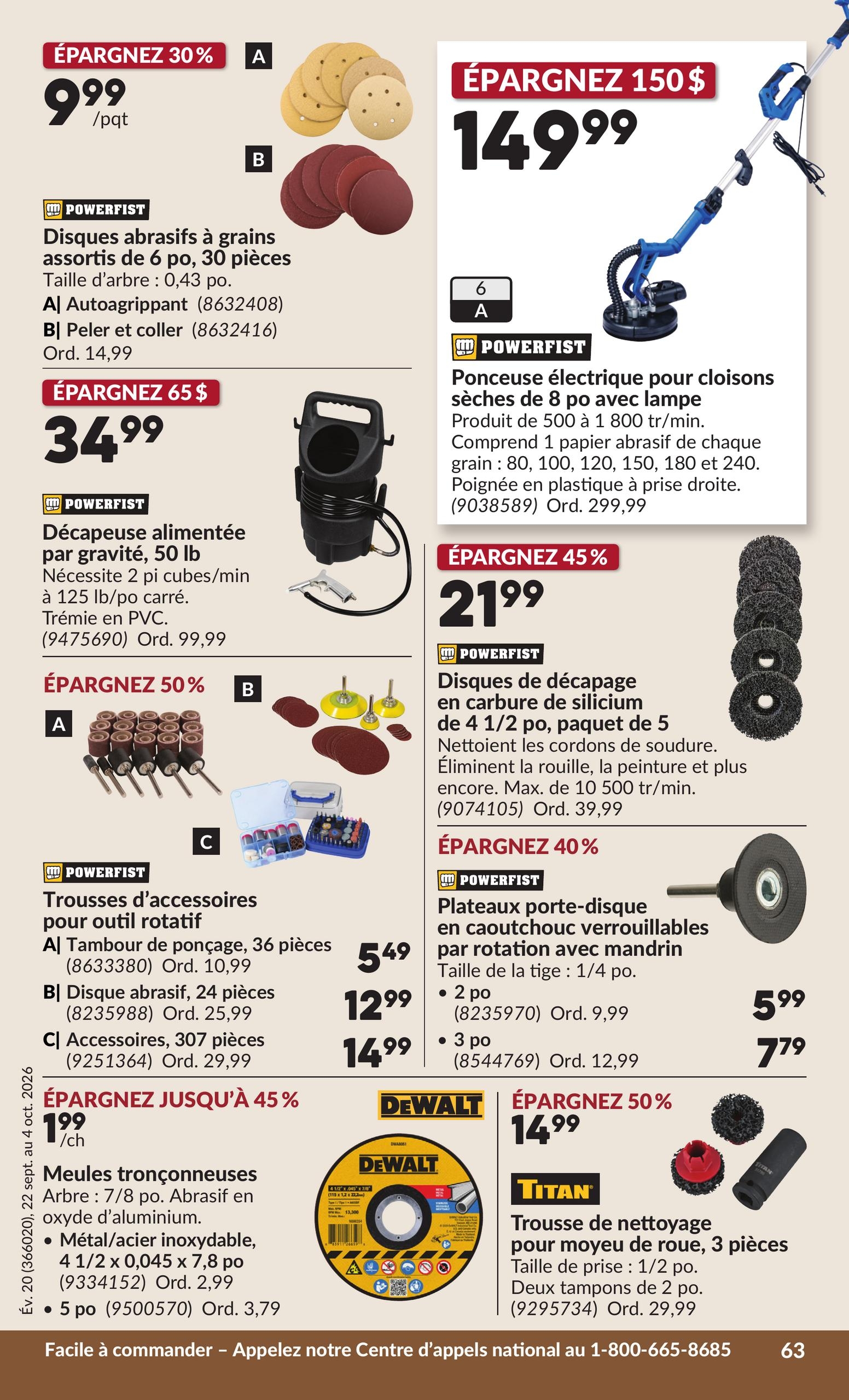 Circulaire Princess Auto — page 68, du 22 septembre au 4 octobre 2026