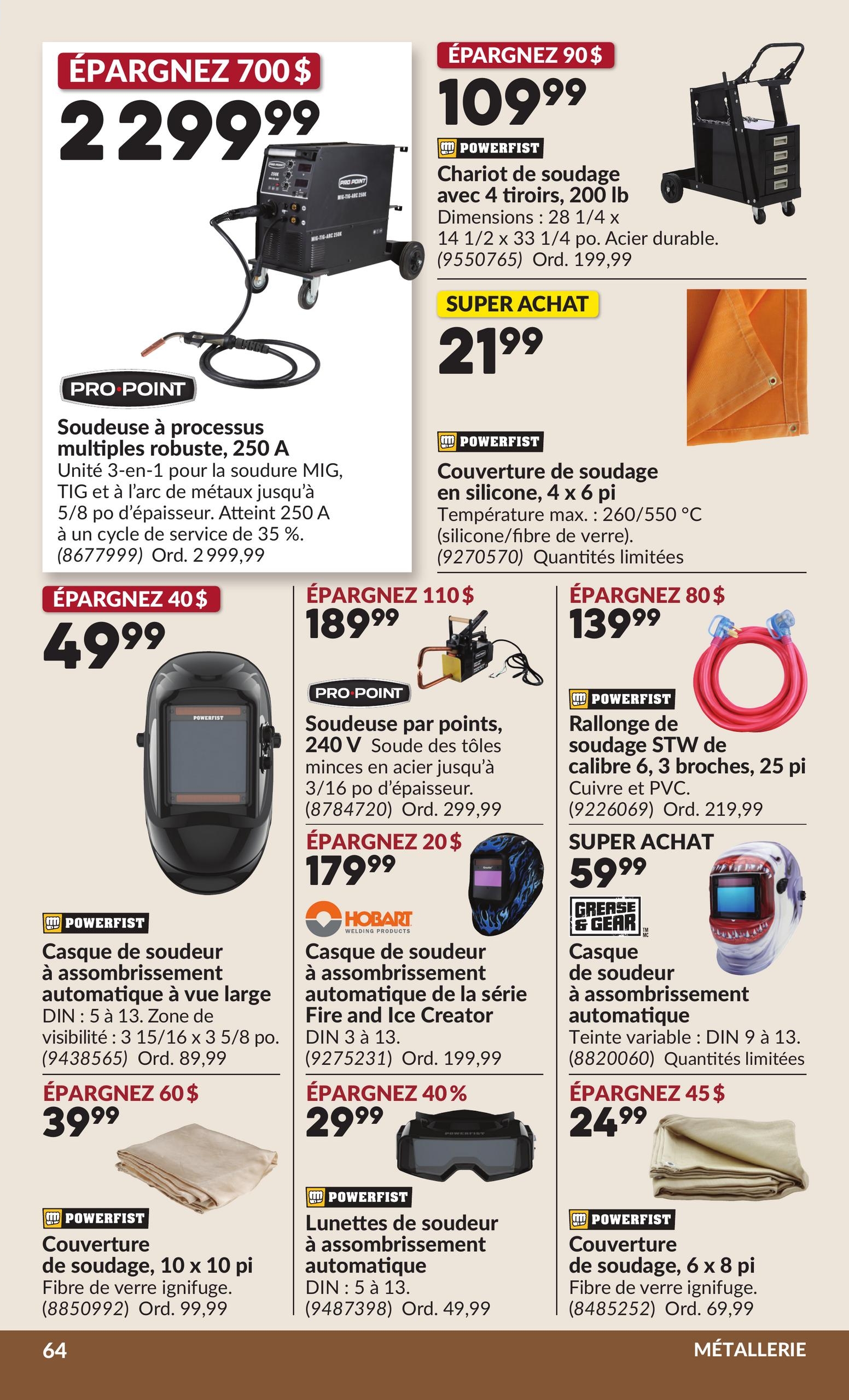 Circulaire Princess Auto — page 69, du 22 septembre au 4 octobre 2026