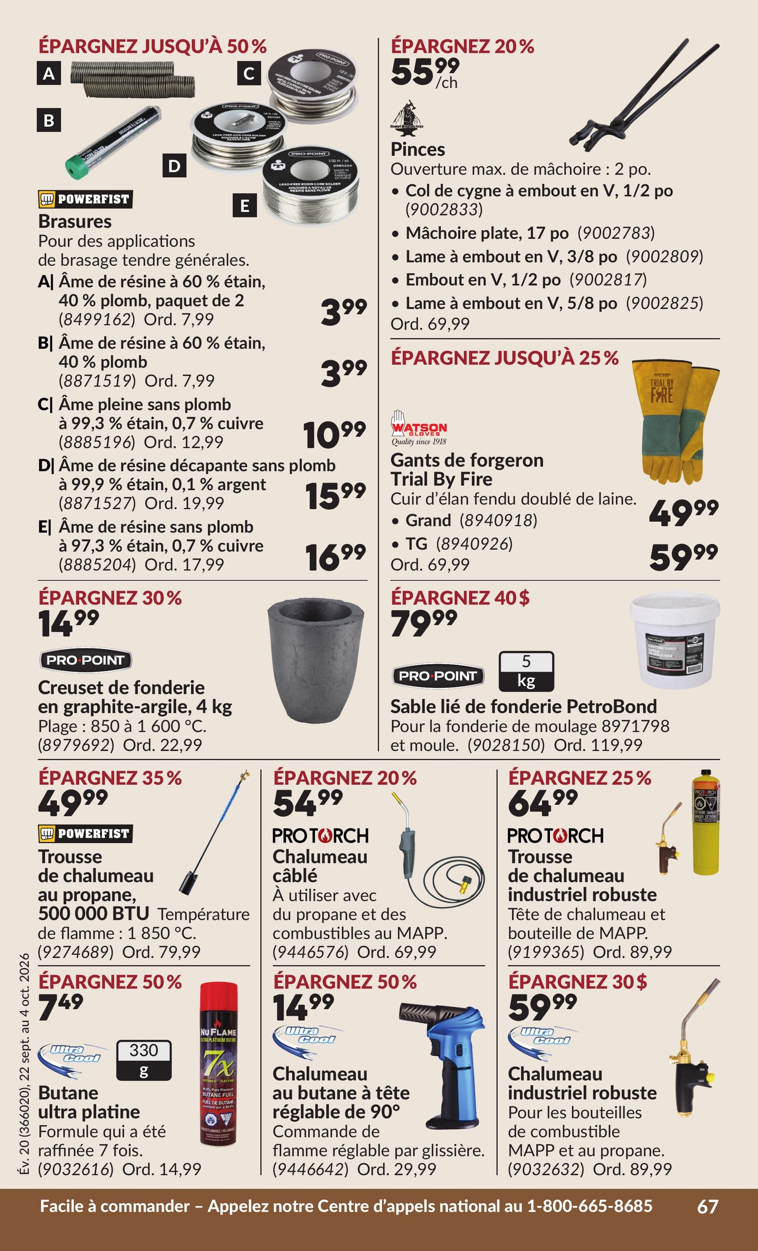 Circulaire Princess Auto — page 72, du 22 septembre au 4 octobre 2026