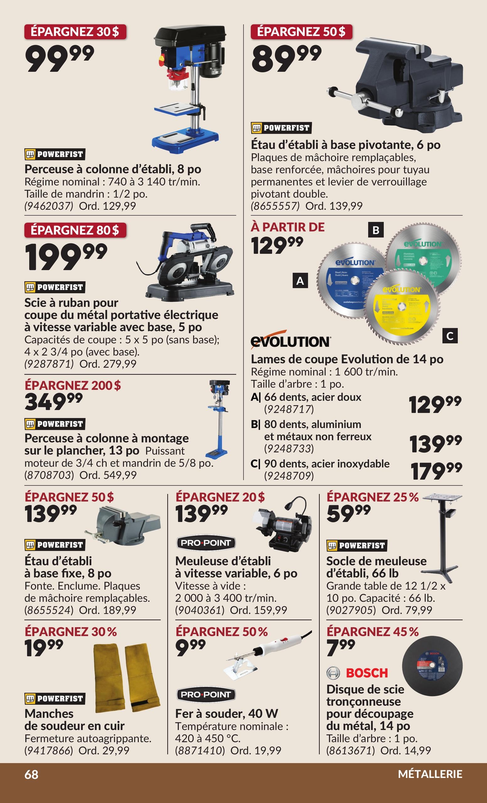Circulaire Princess Auto — page 73, du 22 septembre au 4 octobre 2026
