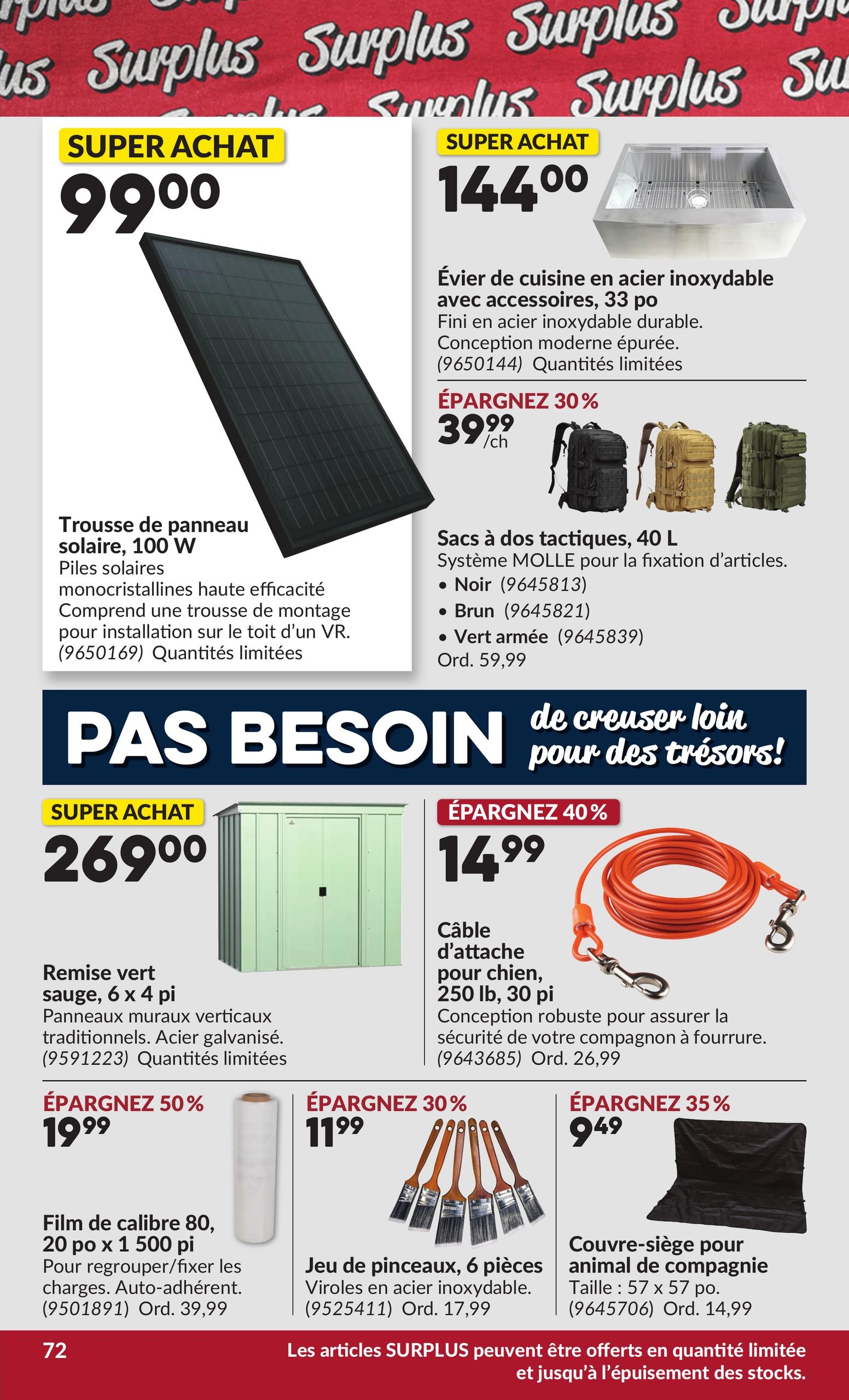 Circulaire Princess Auto — page 77, du 22 septembre au 4 octobre 2026