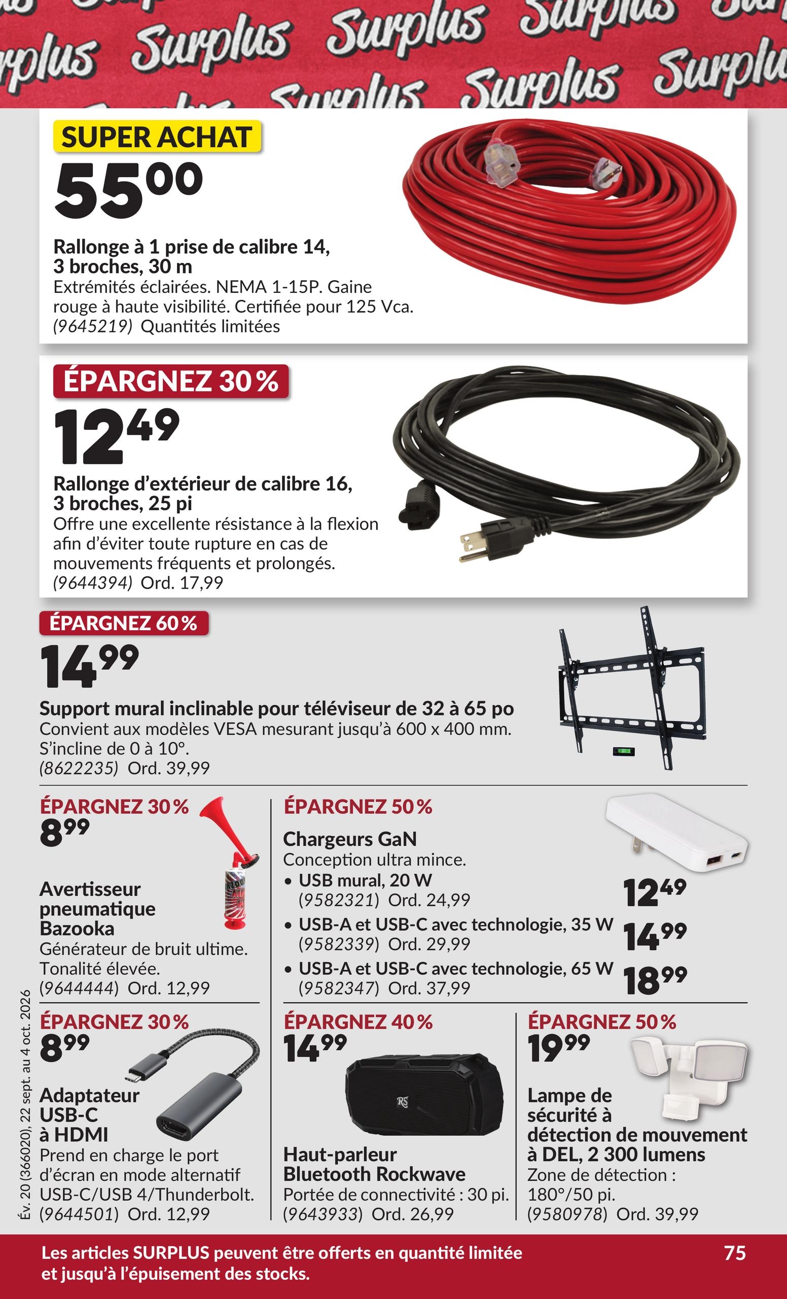 Circulaire Princess Auto — page 80, du 22 septembre au 4 octobre 2026