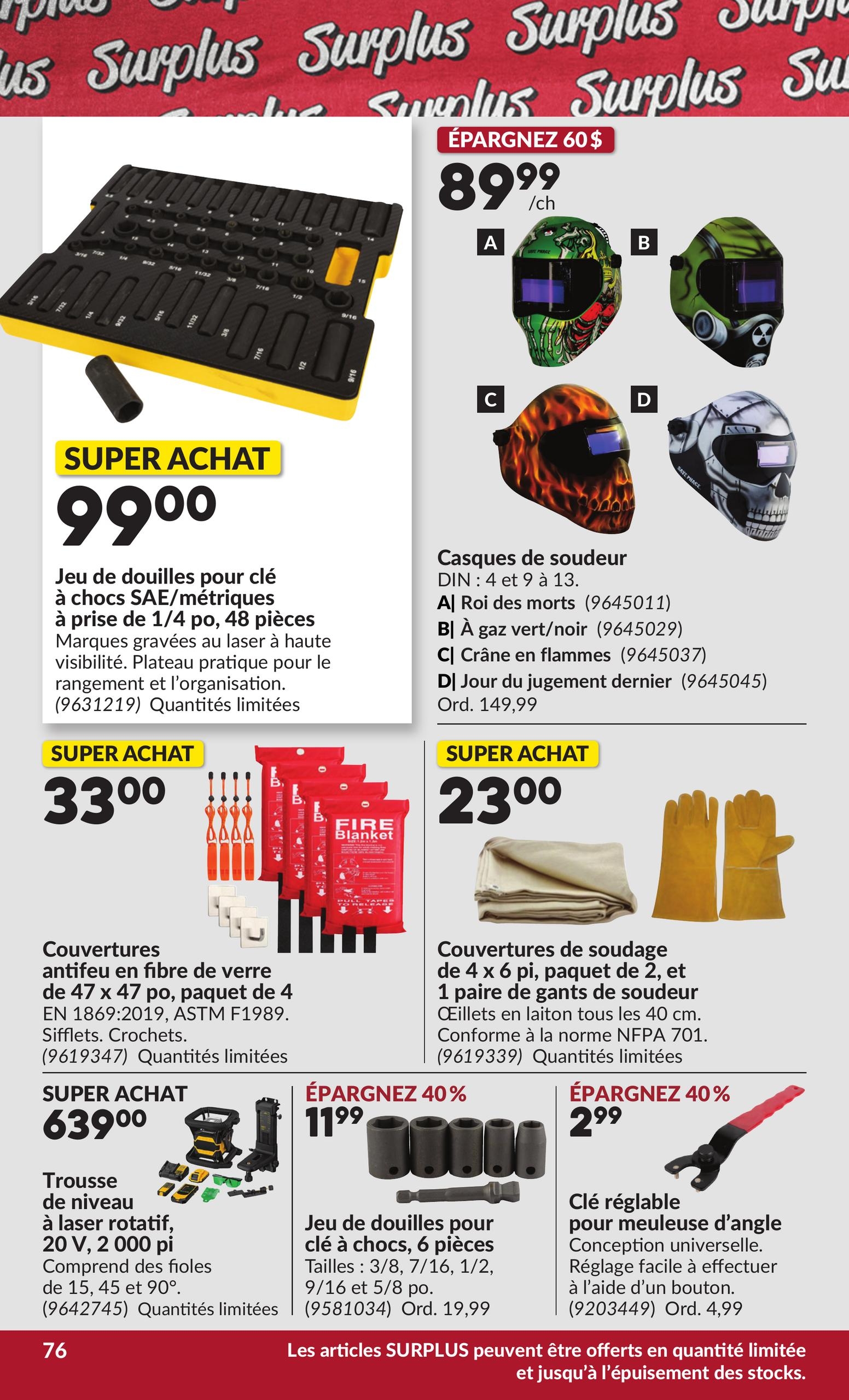 Circulaire Princess Auto — page 81, du 22 septembre au 4 octobre 2026