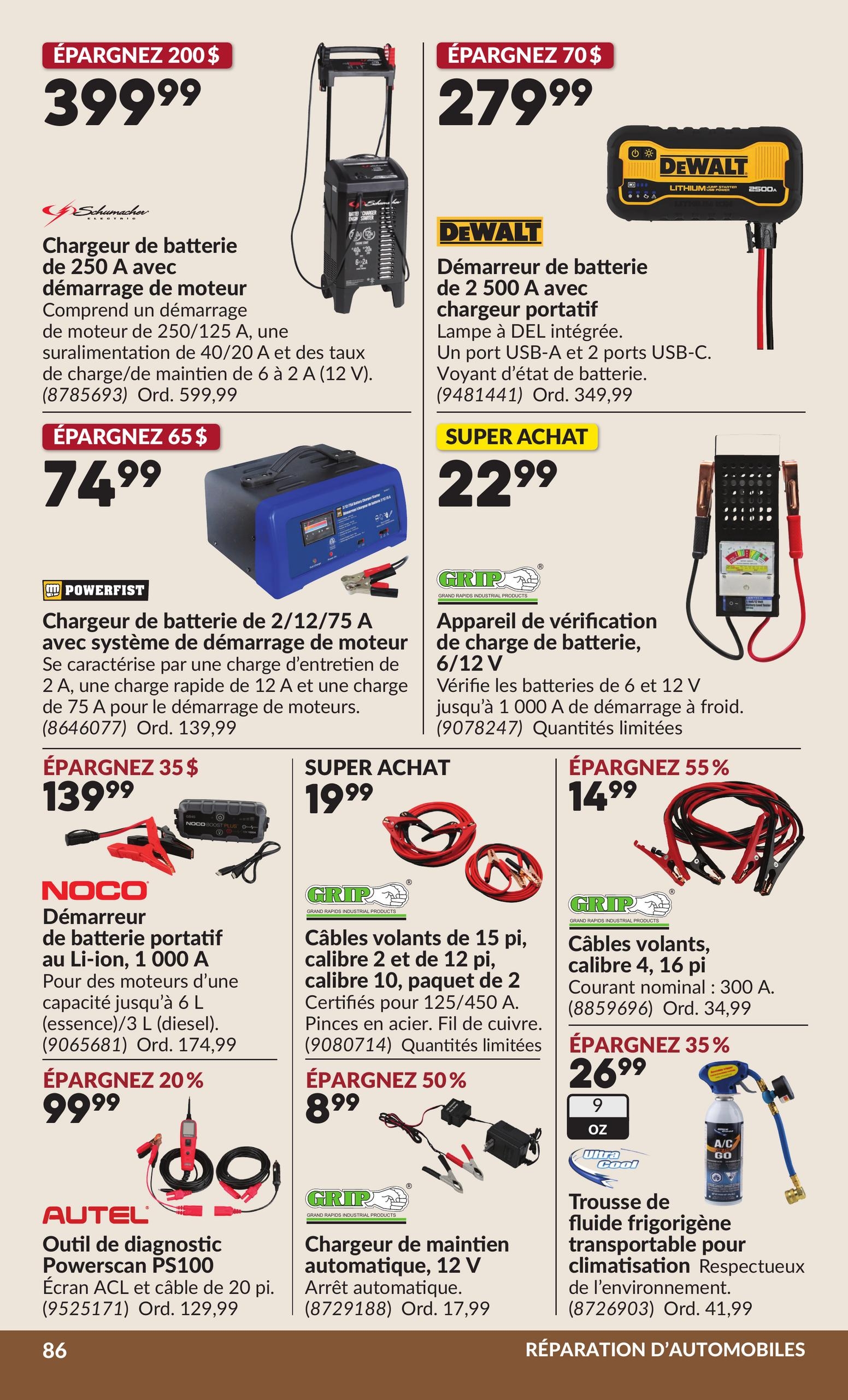 Circulaire Princess Auto — page 91, du 22 septembre au 4 octobre 2026
