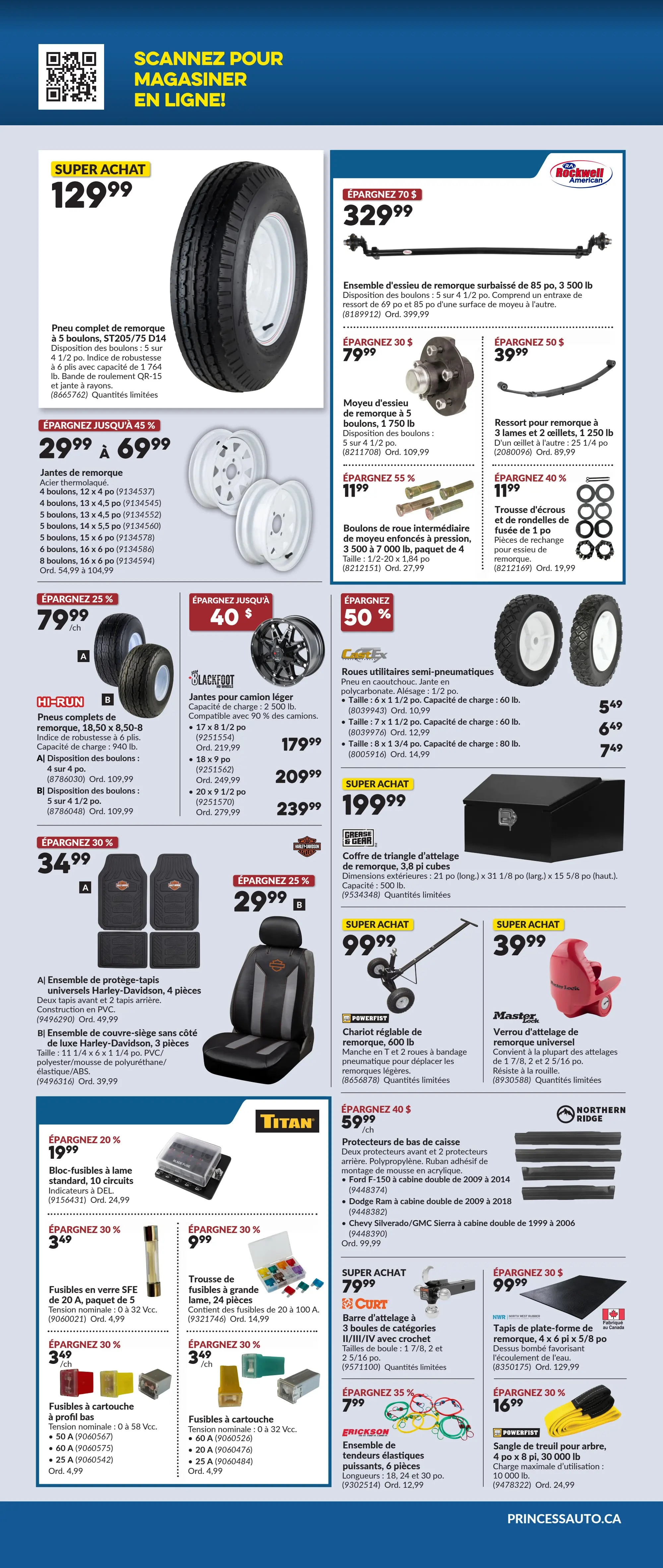 Circulaire Princess Auto — page 2, du 28 septembre au 11 octobre 2026
