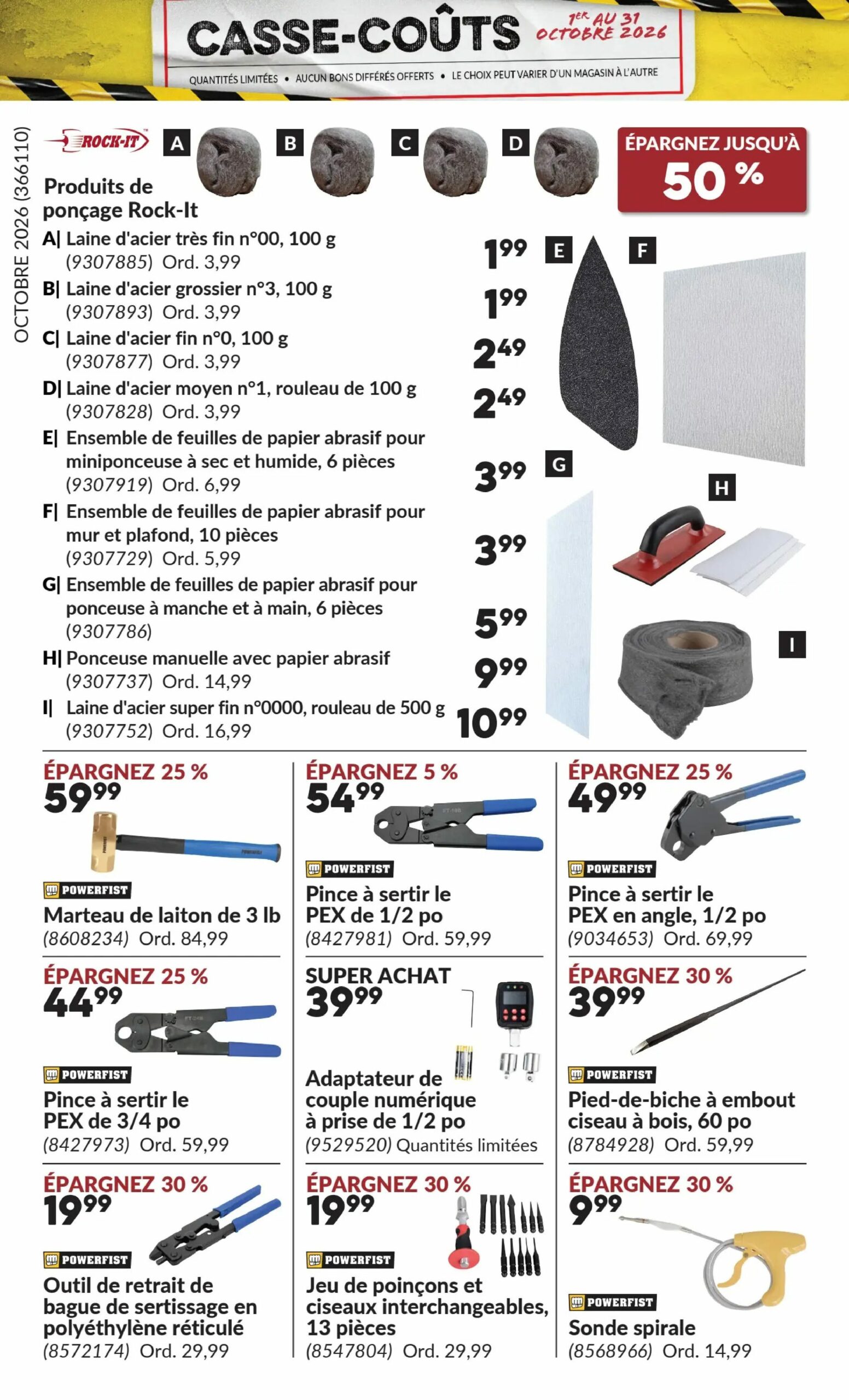 Circulaire Princess Auto — page 7, du 1 au 31 octobre 2026