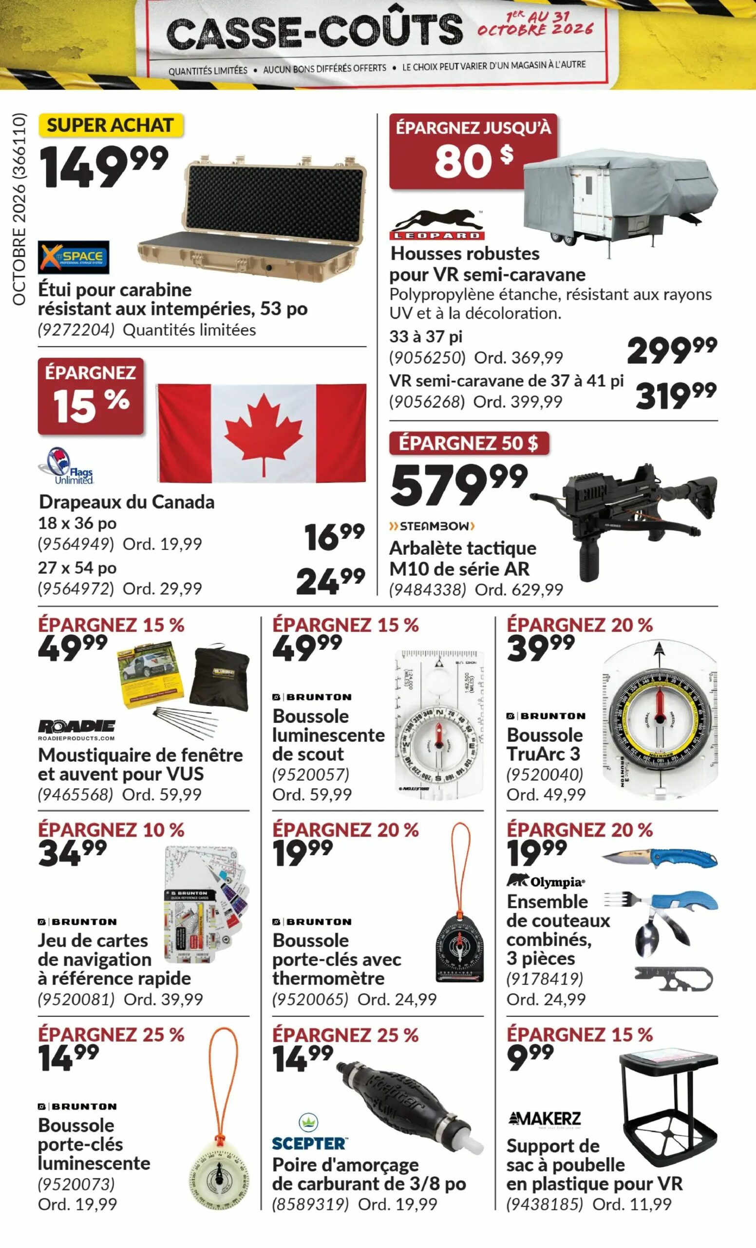 Circulaire Princess Auto — page 8, du 1 au 31 octobre 2026