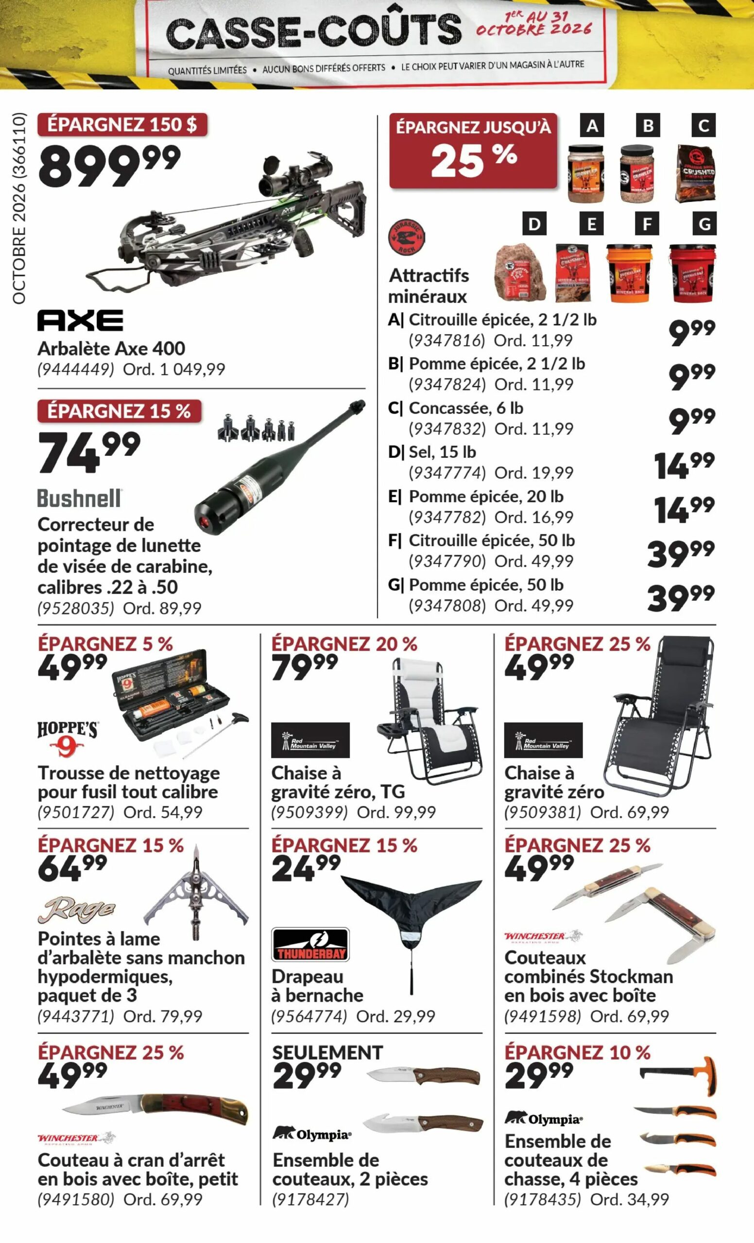 Circulaire Princess Auto — page 9, du 1 au 31 octobre 2026