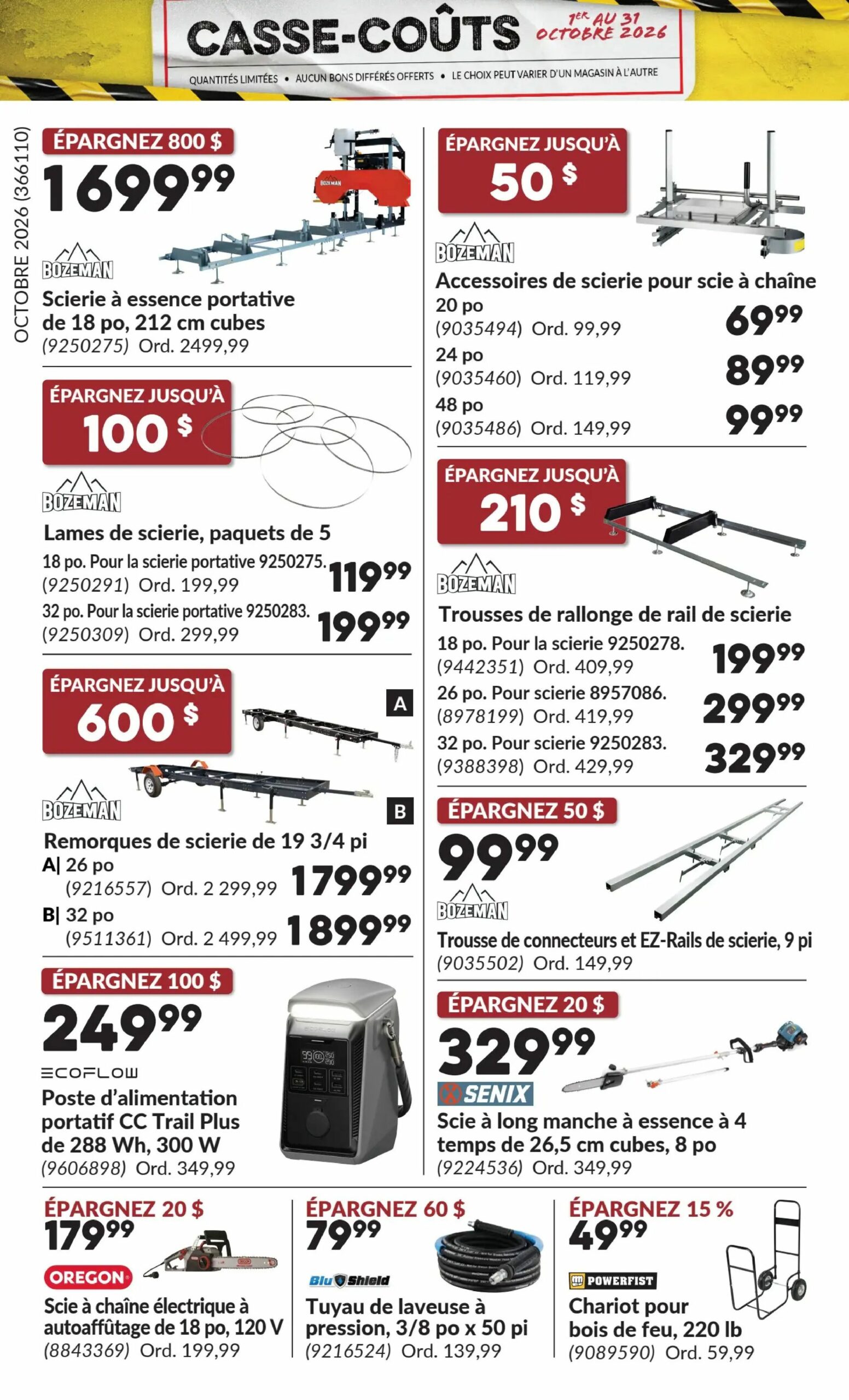 Circulaire Princess Auto — page 13, du 1 au 31 octobre 2026