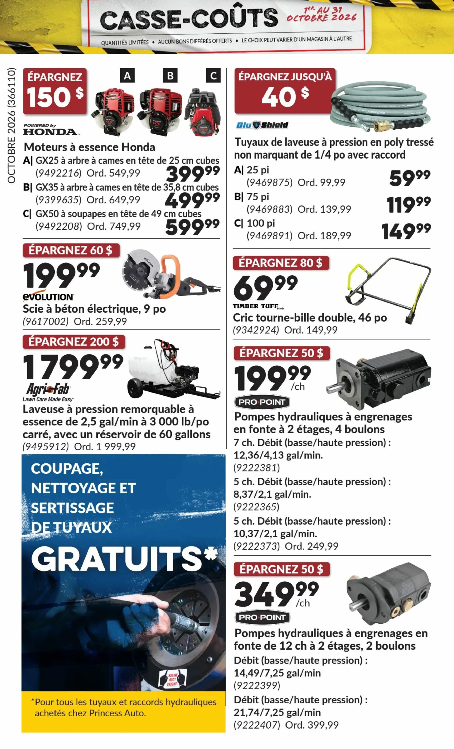 Circulaire Princess Auto — page 14, du 1 au 31 octobre 2026