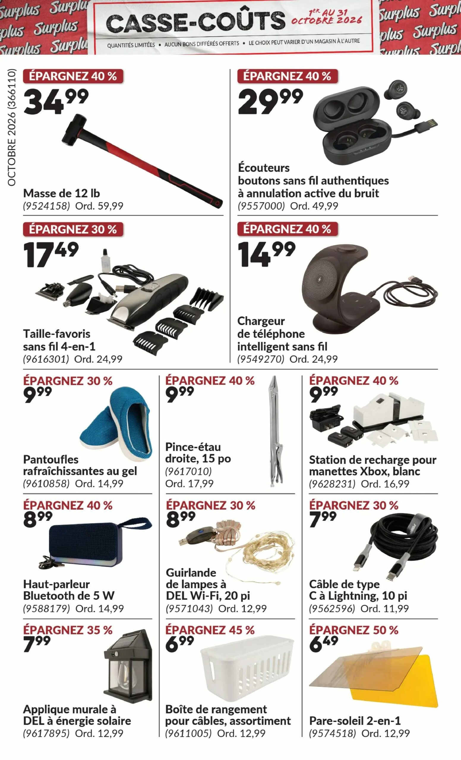 Circulaire Princess Auto — page 15, du 1 au 31 octobre 2026