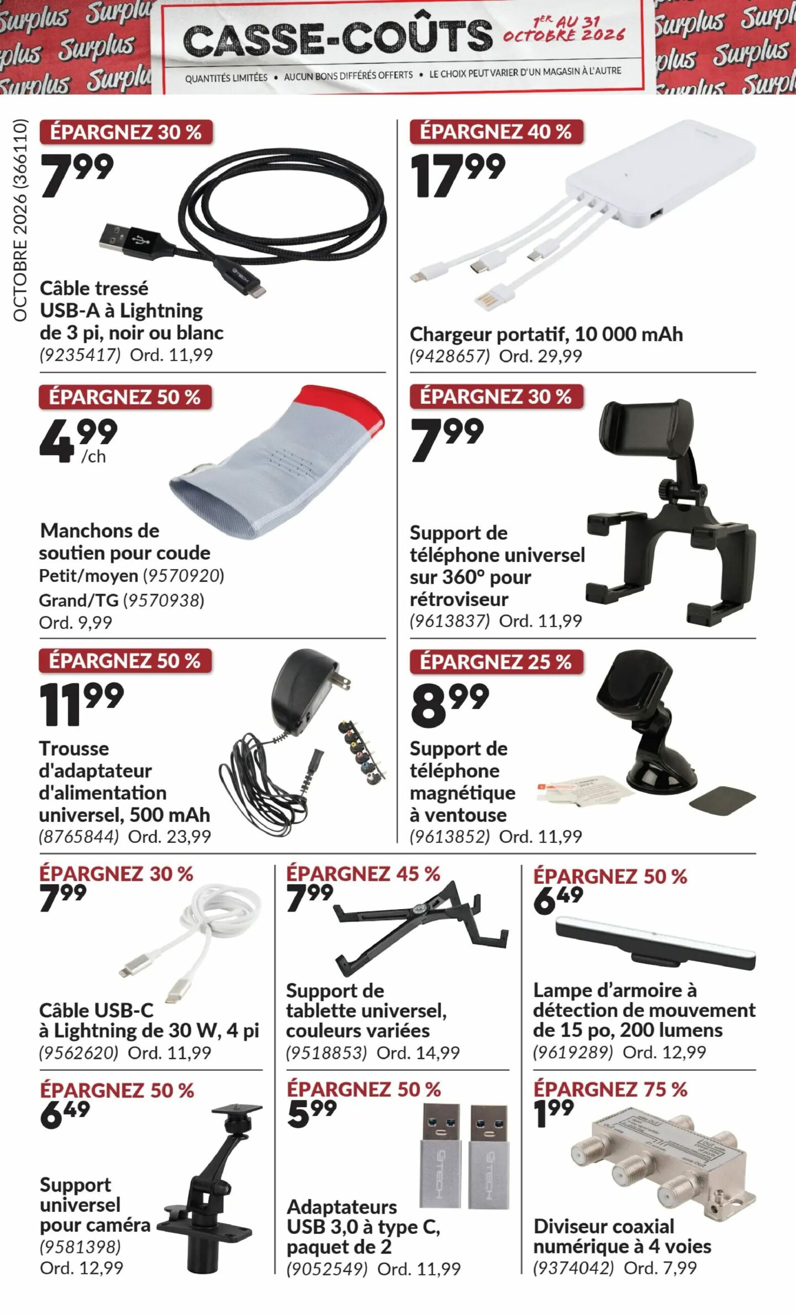 Circulaire Princess Auto — page 19, du 1 au 31 octobre 2026