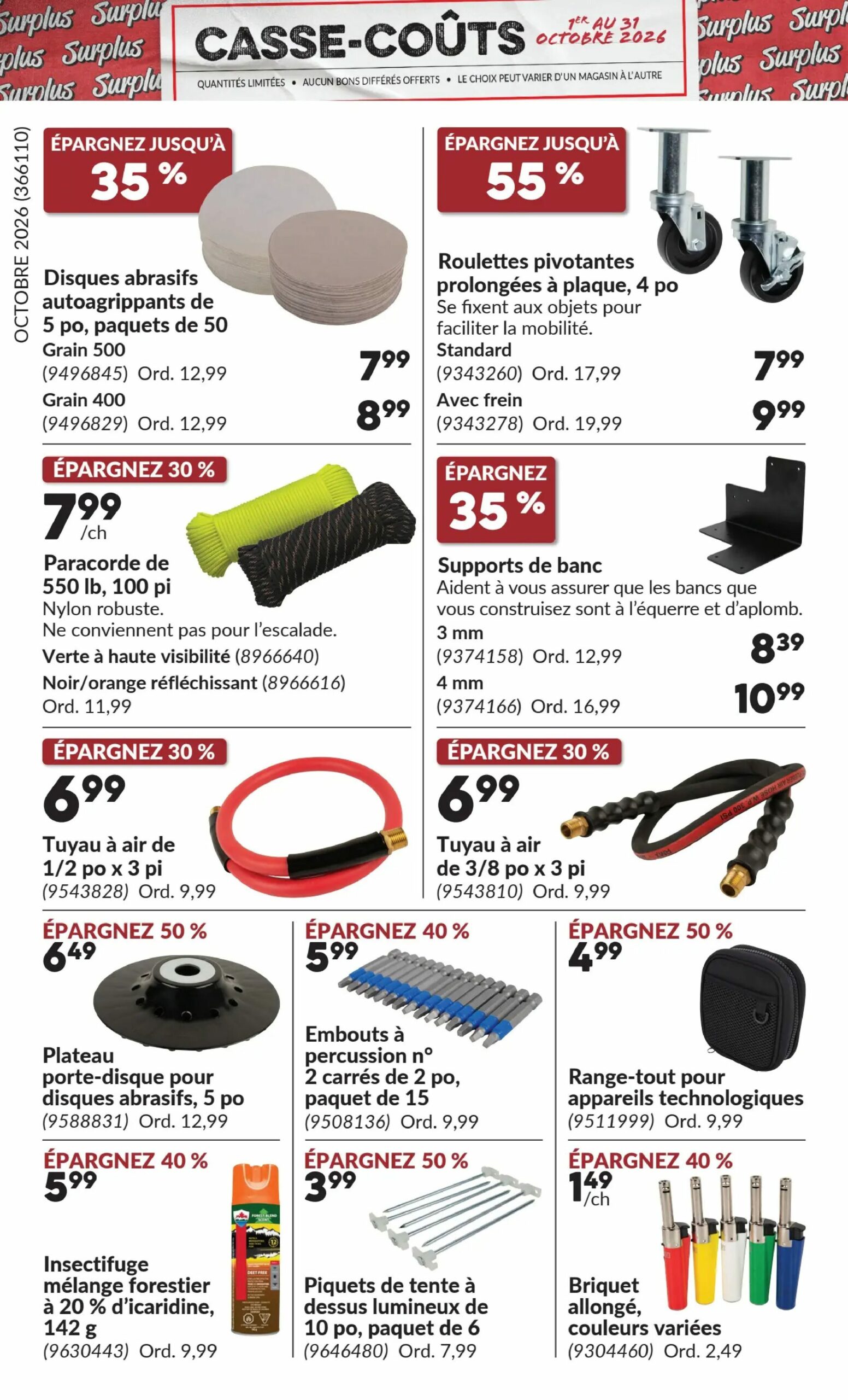 Circulaire Princess Auto — page 21, du 1 au 31 octobre 2026