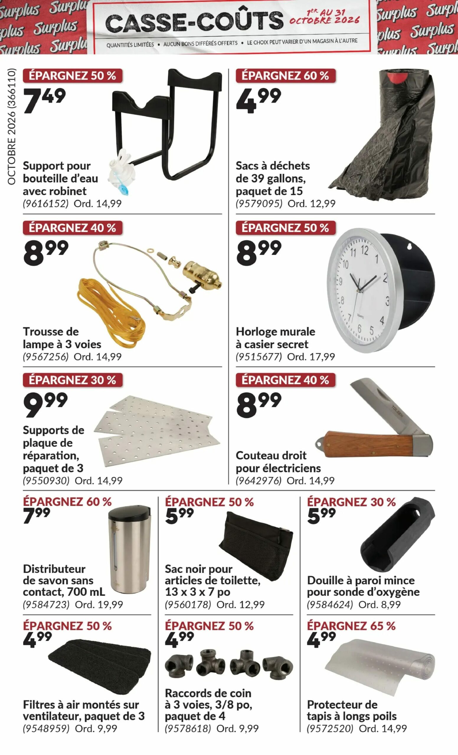 Circulaire Princess Auto — page 22, du 1 au 31 octobre 2026