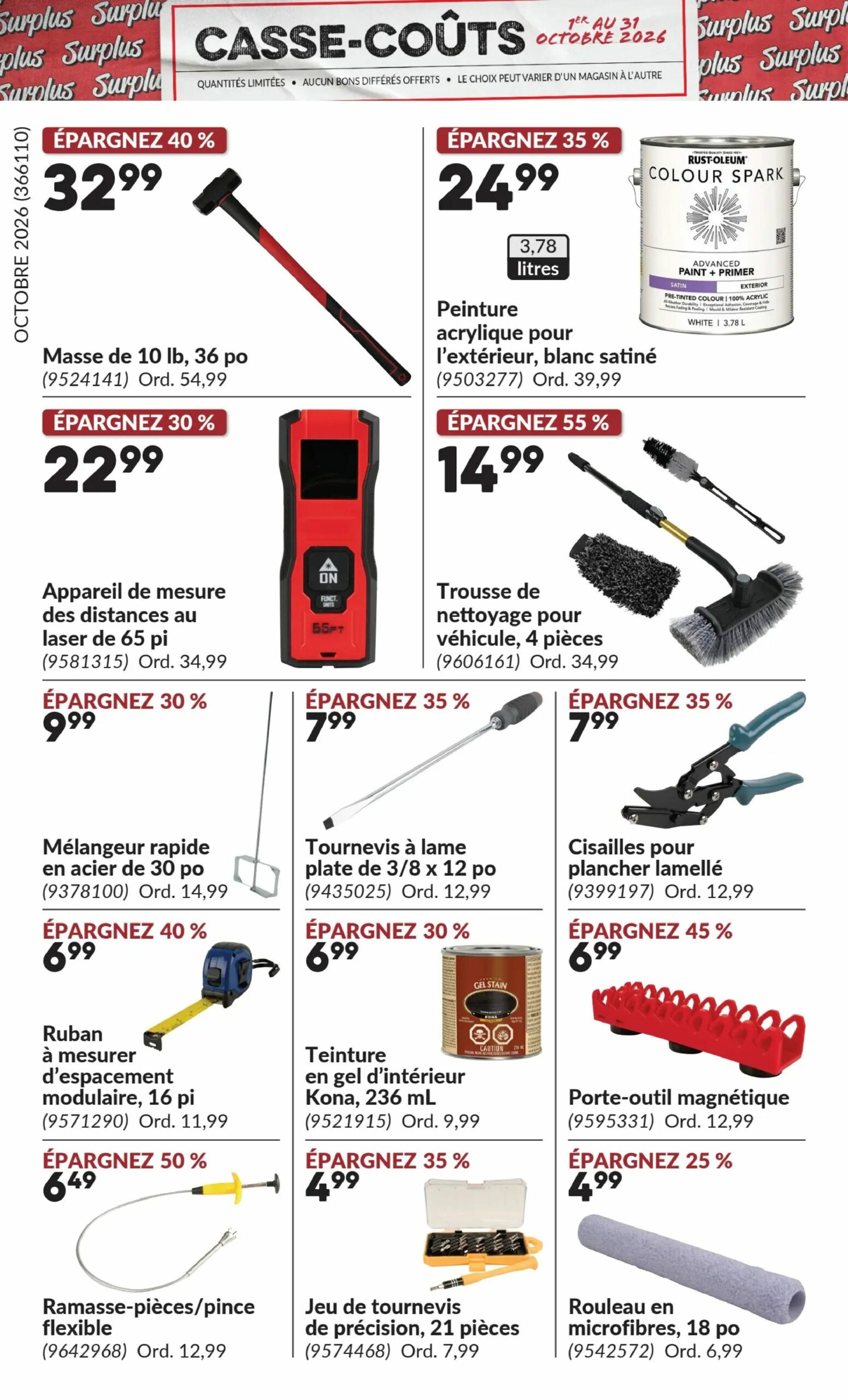 Circulaire Princess Auto — page 23, du 1 au 31 octobre 2026