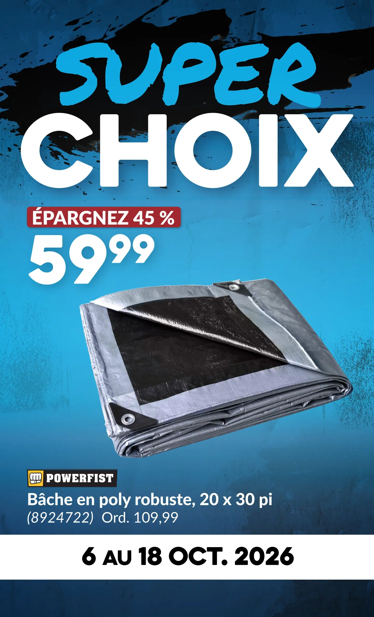 Circulaire Princess Auto — page 3, du 6 au 18 octobre 2026