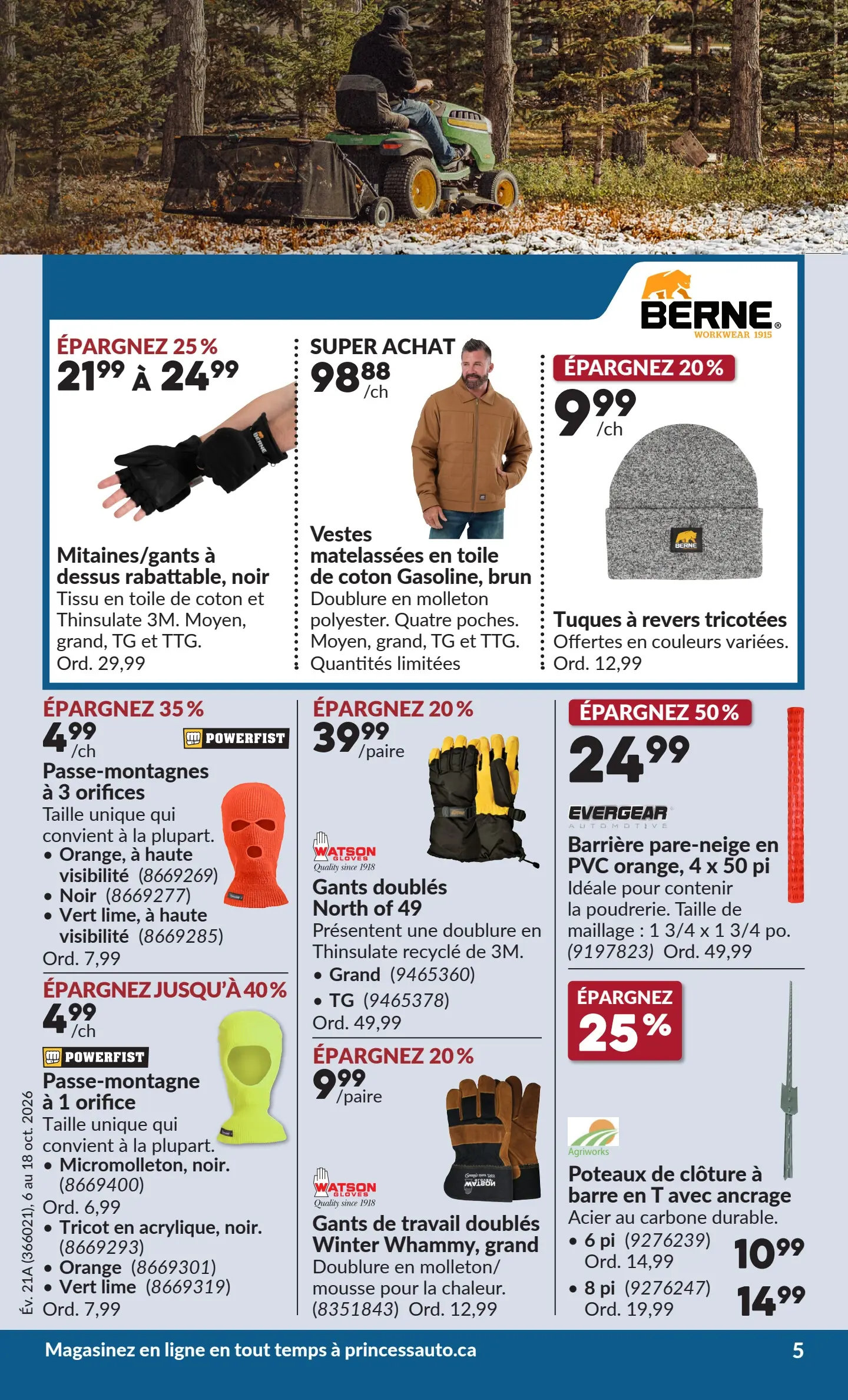 Circulaire Princess Auto — page 10, du 6 au 18 octobre 2026