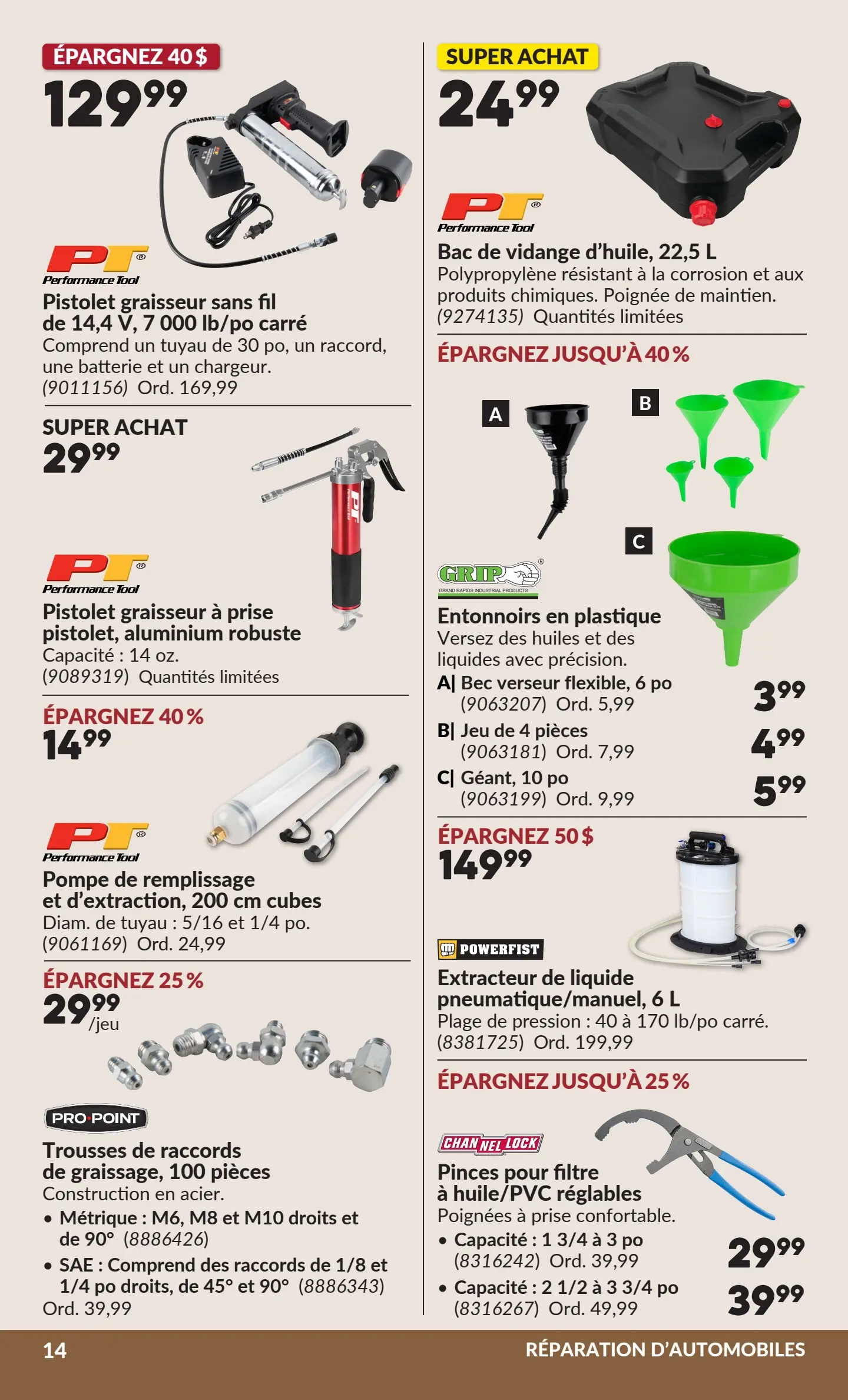 Circulaire Princess Auto — page 19, du 6 au 18 octobre 2026